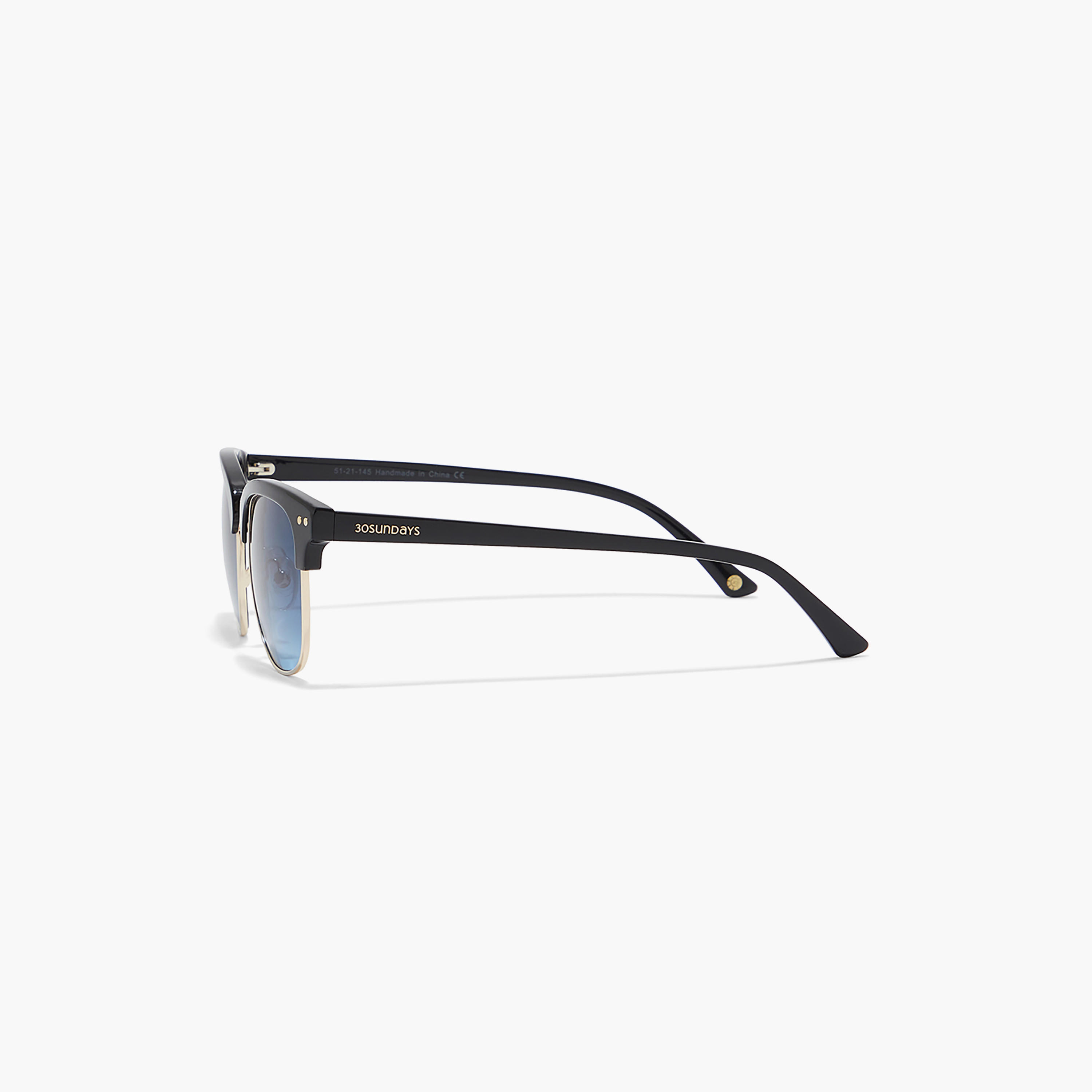30Sundays LUMI  Blue Lens 51 mm Clubmaster Sunglasses -men-sunglasses-image-3