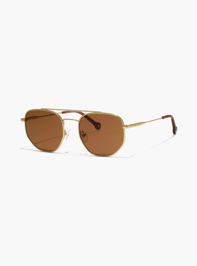 30Sundays Men Brown Lens 54 mm Geometric Sunglasses | 30S-000254-2904-men-sunglasses-image-1