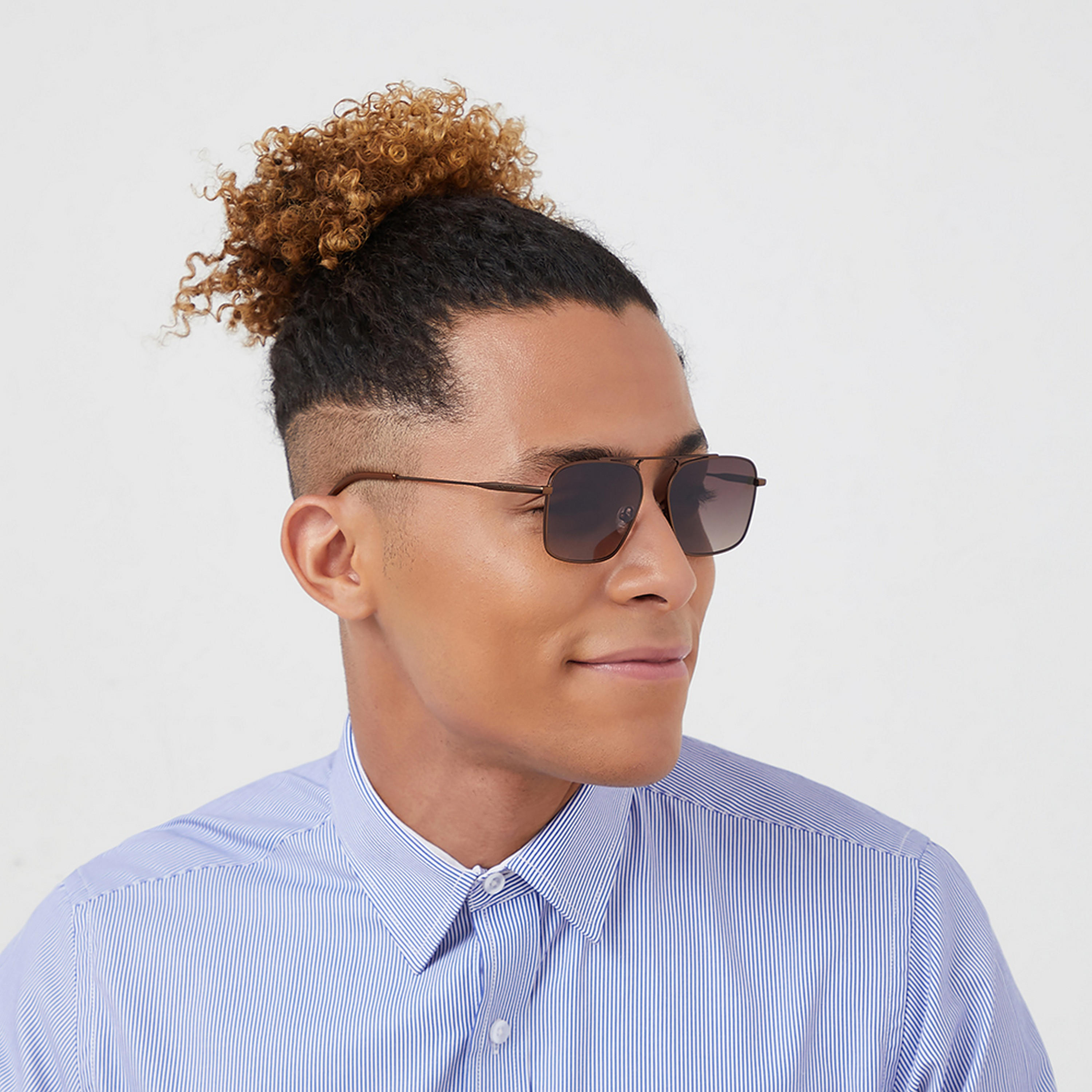 نظارة شمسية بعدسات بنية مستطيلة من 30 ساندايز روكس مع 57 مم -men-sunglasses-image-6