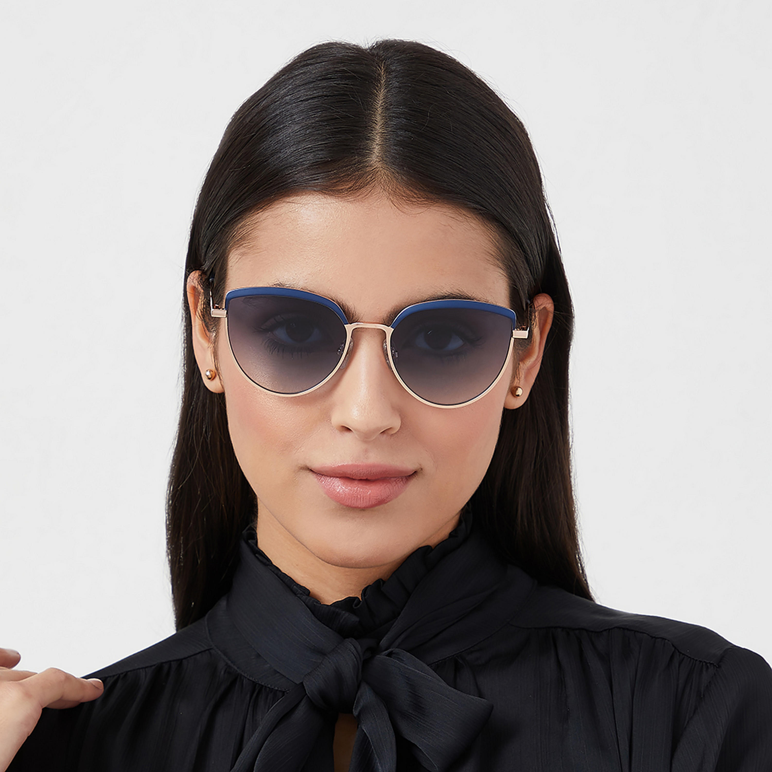 30Sundays AURELIA  Blue Lens 54 mm Cat Eye Sunglasses -women-sunglasses-image-4