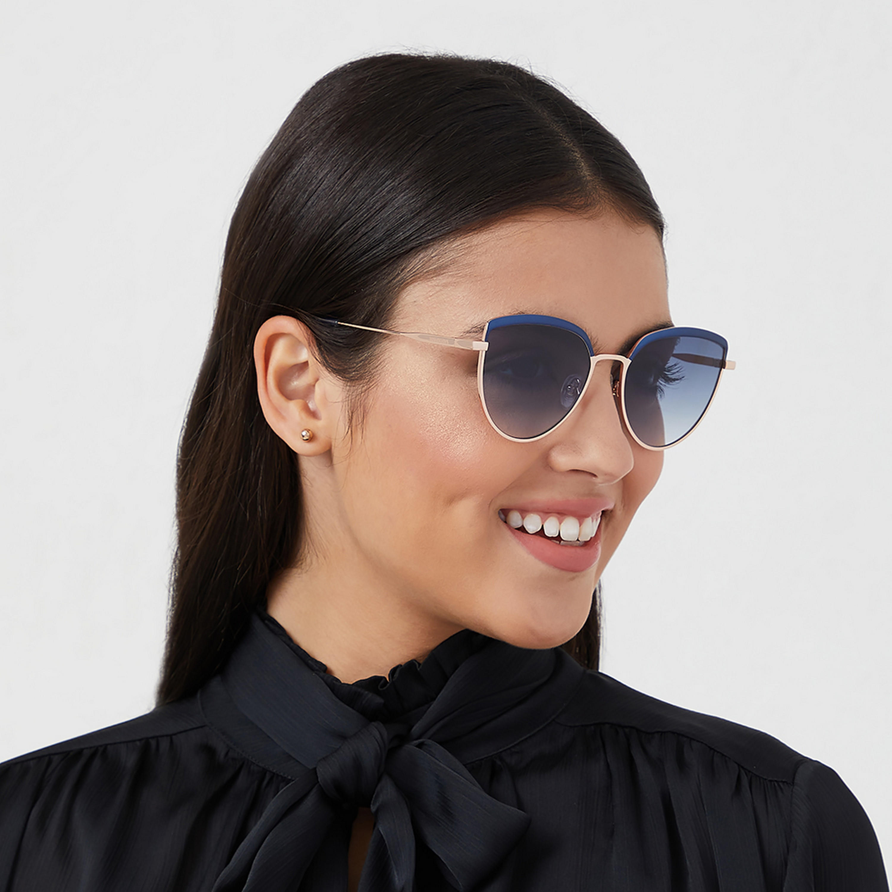 نظارة شمسية بعدسات زرقاء ذات كات آي من 30 ساندايز أوريليا مع 54 مم -women-sunglasses-image-5