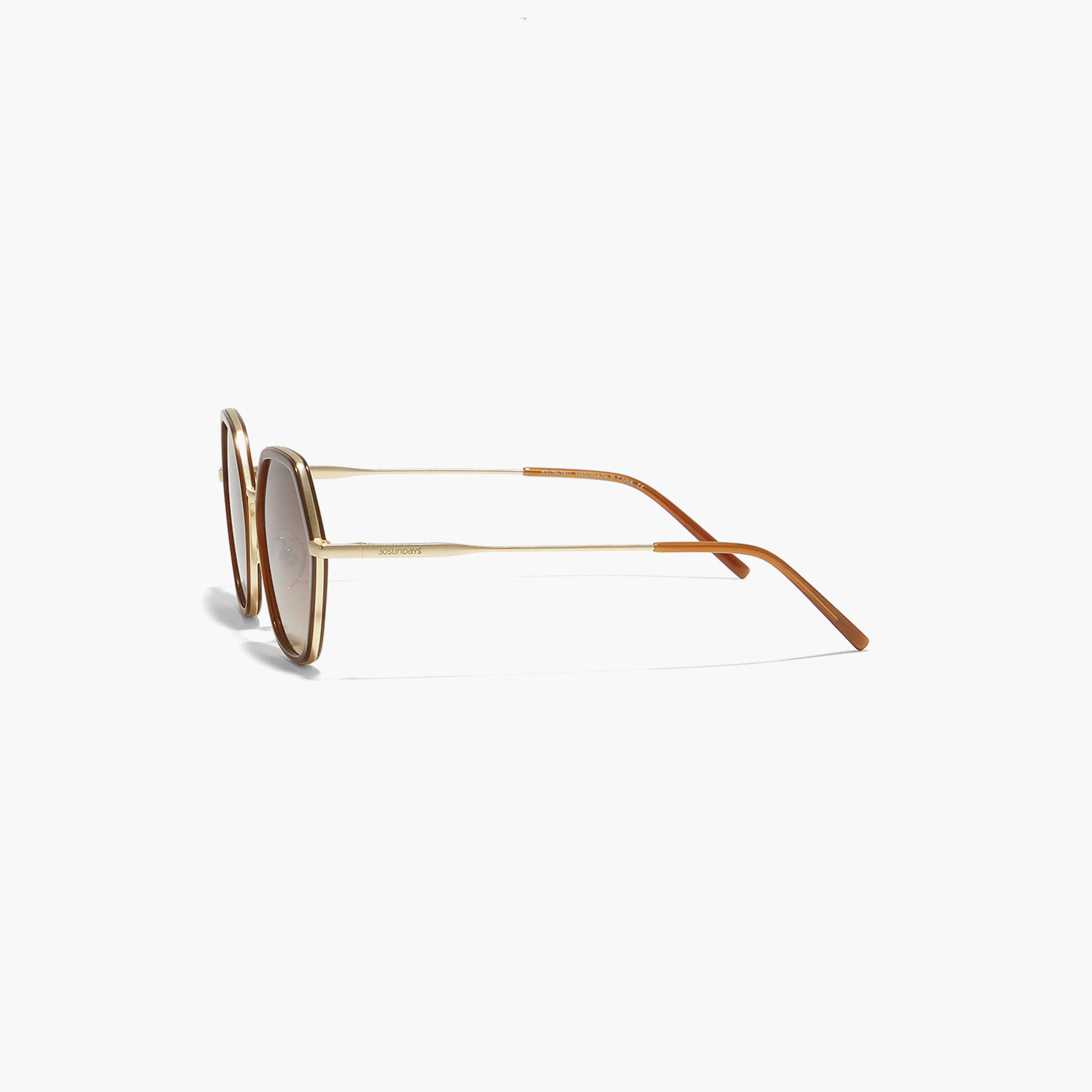 30Sundays EQUINOX  Brown Lens 52 mm Geometric Sunglasses -women-sunglasses-image-4