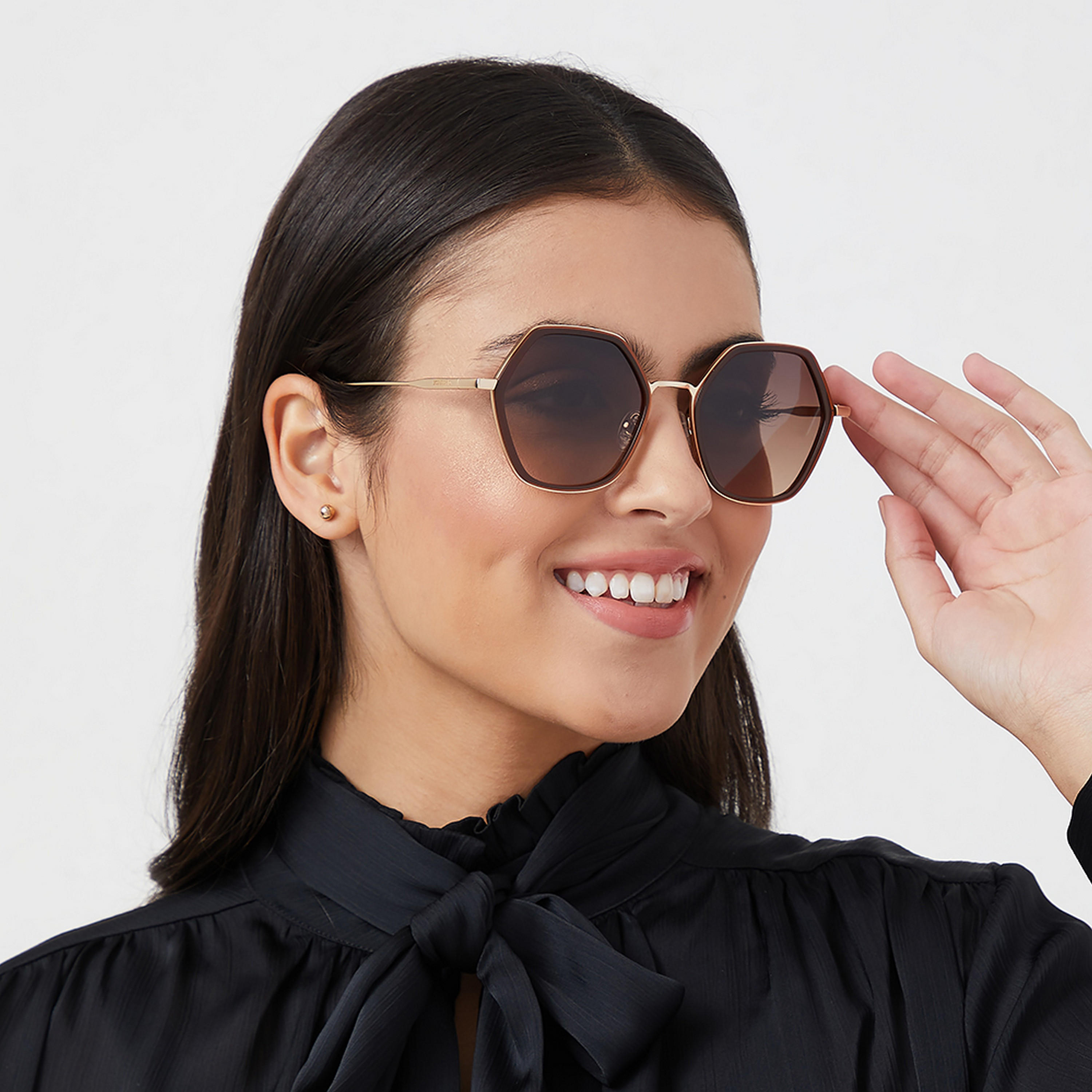 30Sundays EQUINOX  Brown Lens 52 mm Geometric Sunglasses -women-sunglasses-image-6