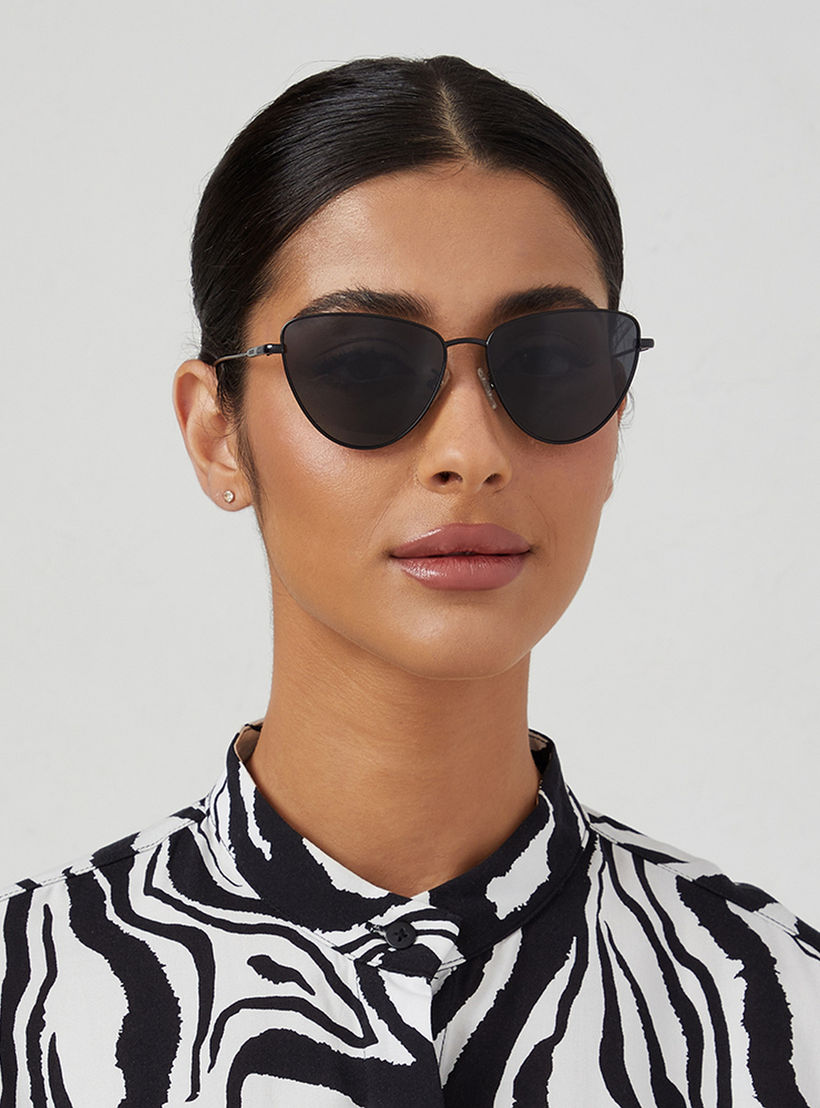 30Sundays Women Black Lens 56 mm Cat Eye Sunglasses | 30S-000263-0101-women-sunglasses-image-5
