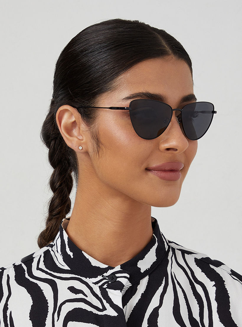 30Sundays Women Black Lens 56 mm Cat Eye Sunglasses | 30S-000263-0101-women-sunglasses-image-6