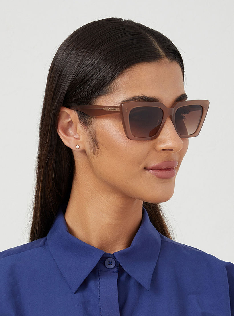 نظارة شمسية بعدسات بنية ذات كات آي من 30 ساندايز إمبر مع 54 مم -women-sunglasses-image-6
