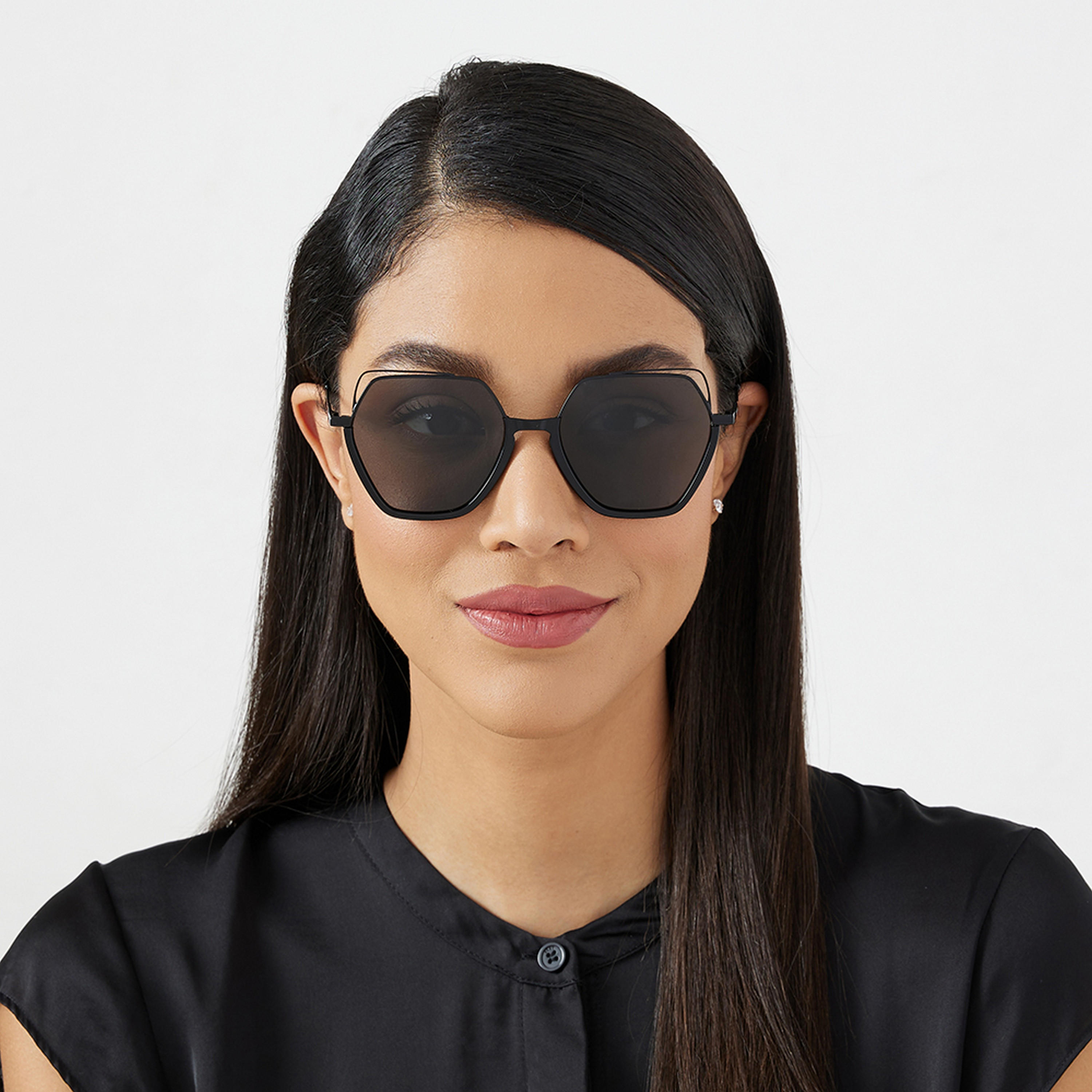 نظارة شمسية بعدسات رمادية ذات هندسية من 30 ساندايز جريس مع 54 مم -women-sunglasses-image-4