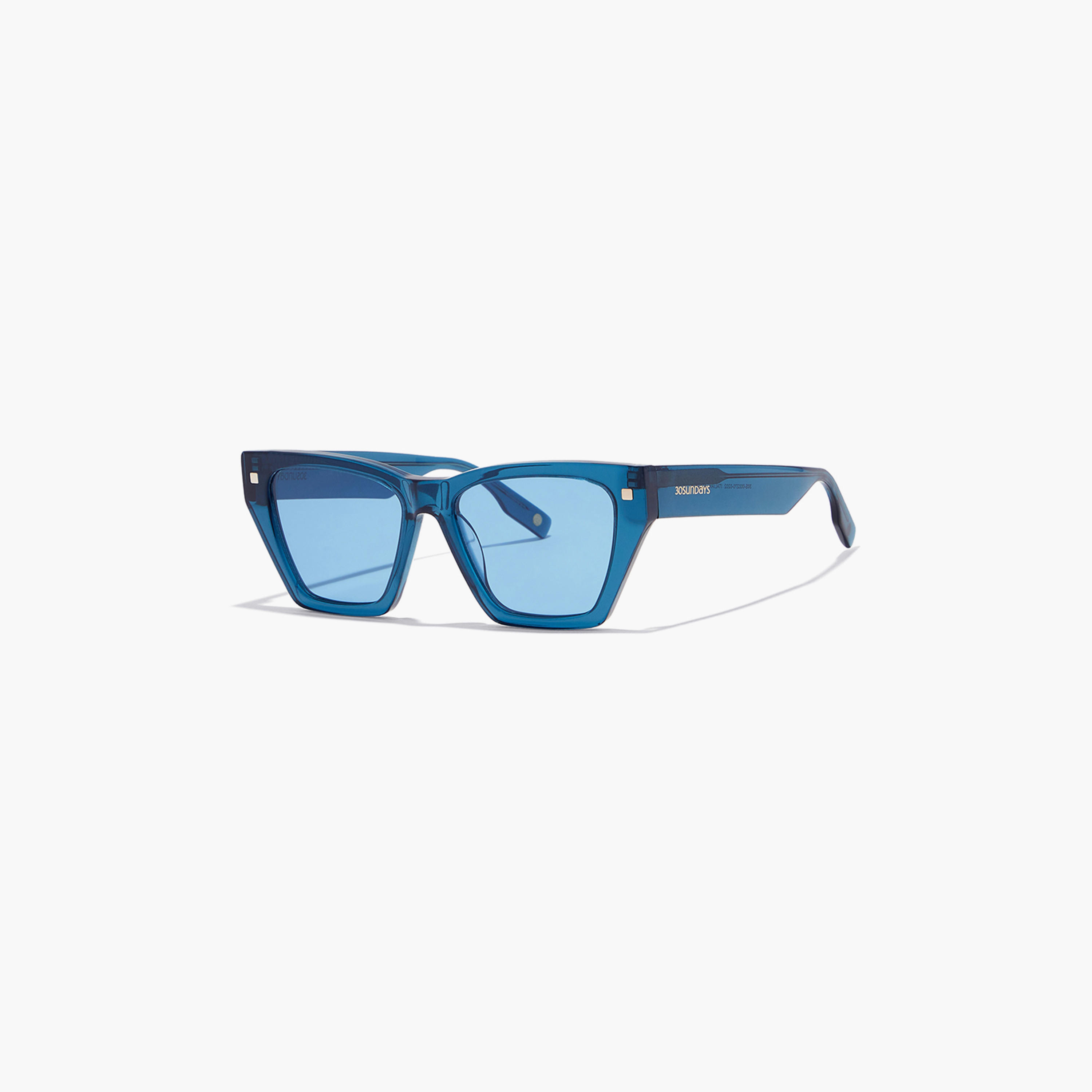 30Sundays RHODES  Blue Lens 53 mm Cat Eye Sunglasses -women-sunglasses-image-1