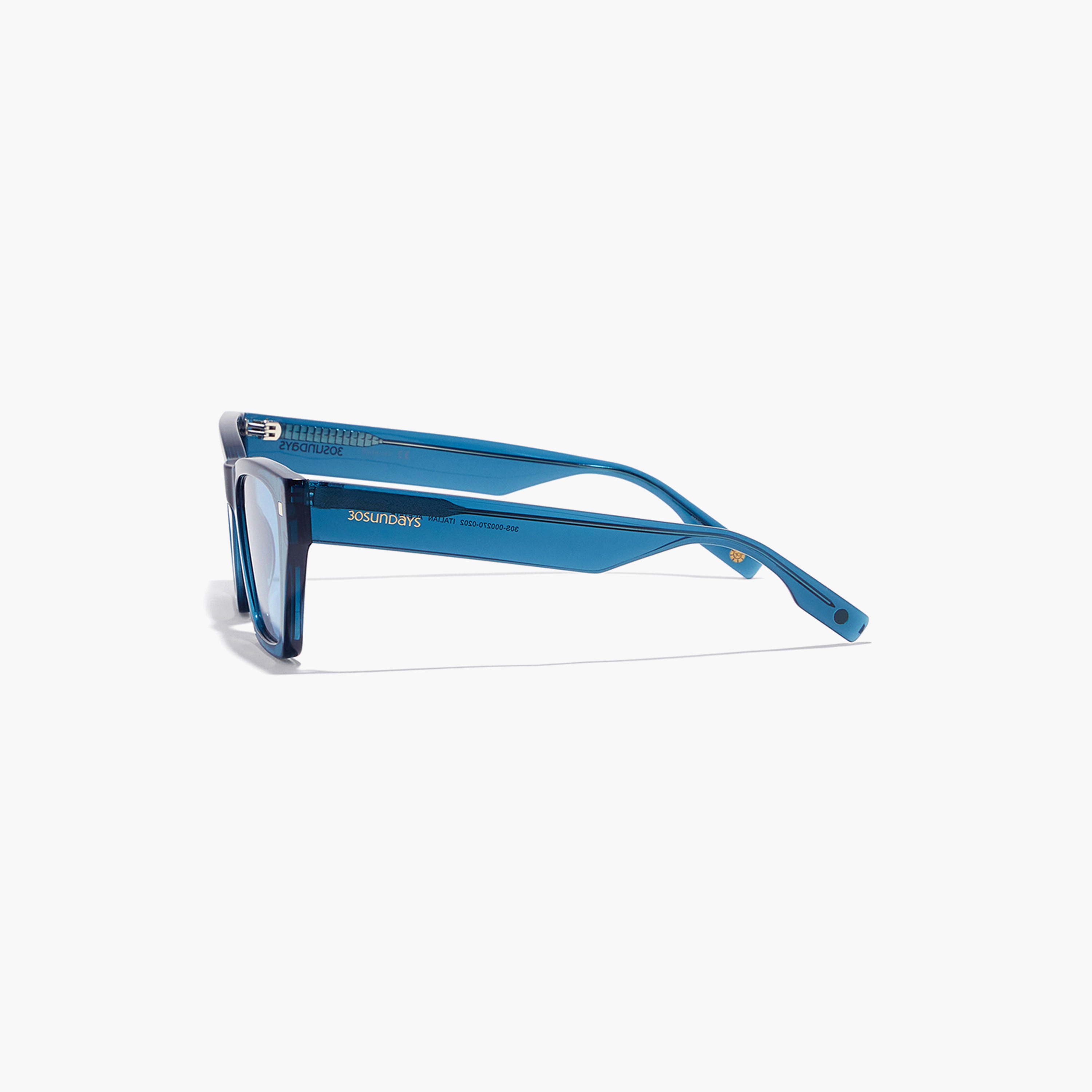 30Sundays RHODES  Blue Lens 53 mm Cat Eye Sunglasses -women-sunglasses-image-3
