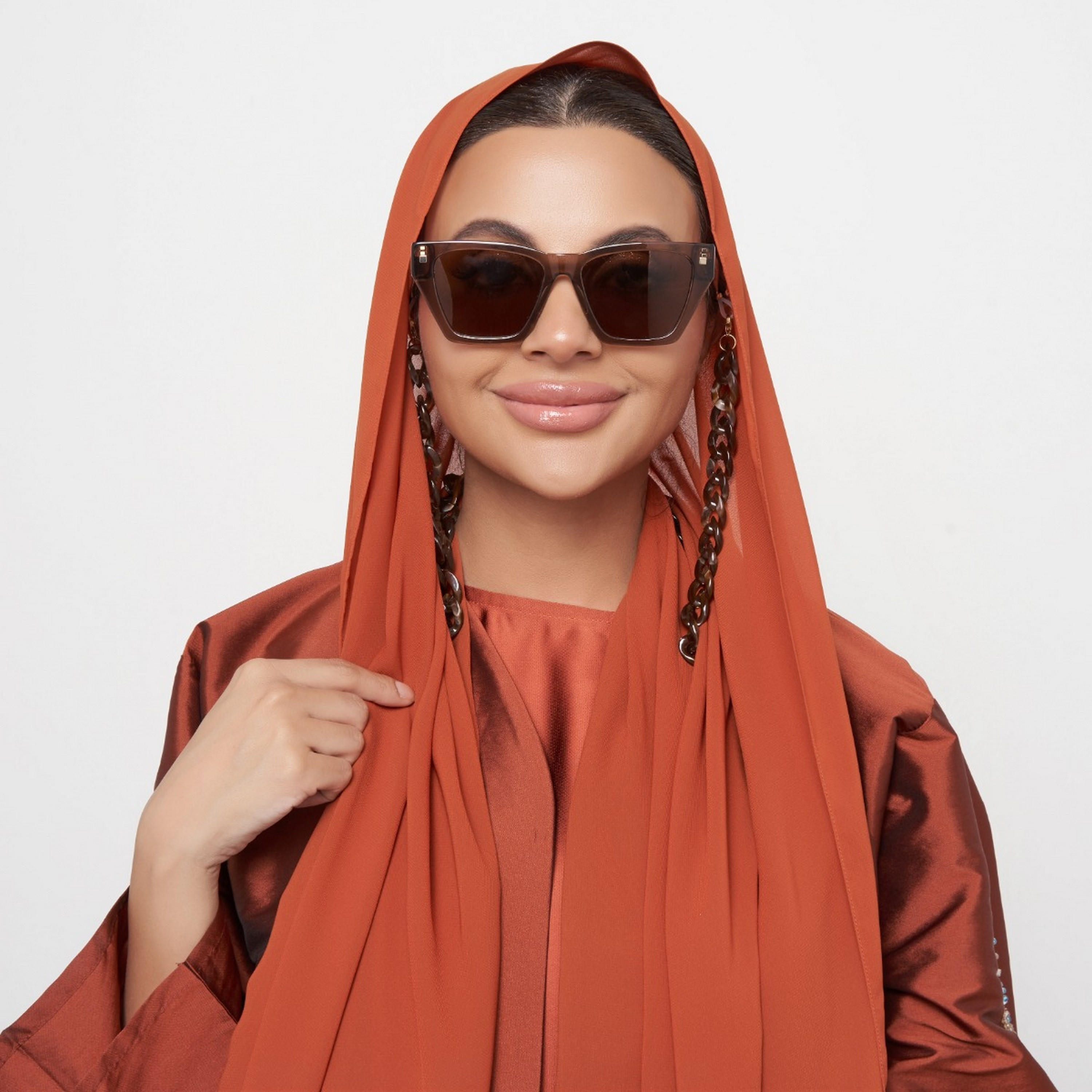 30Sundays Women Brown Lens 53 mm Cat Eye Sunglasses | 30S-000270-0404-women-sunglasses-image-5