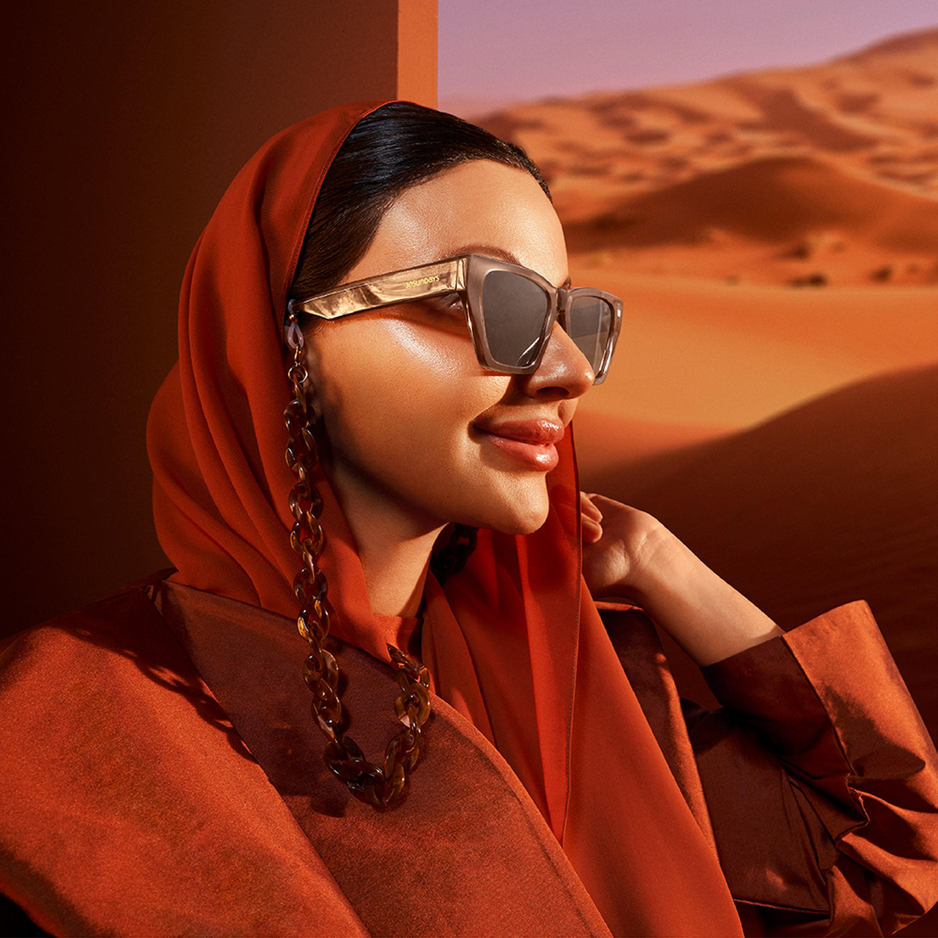 30Sundays Women Brown Lens 53 mm Cat Eye Sunglasses | 30S-000270-0404-women-sunglasses-image-6