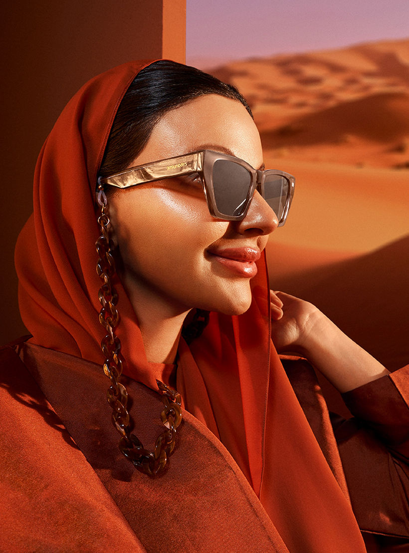 30Sundays Women Brown Lens 53 mm Cat Eye Sunglasses | 30S-000270-0404-women-sunglasses-image-6