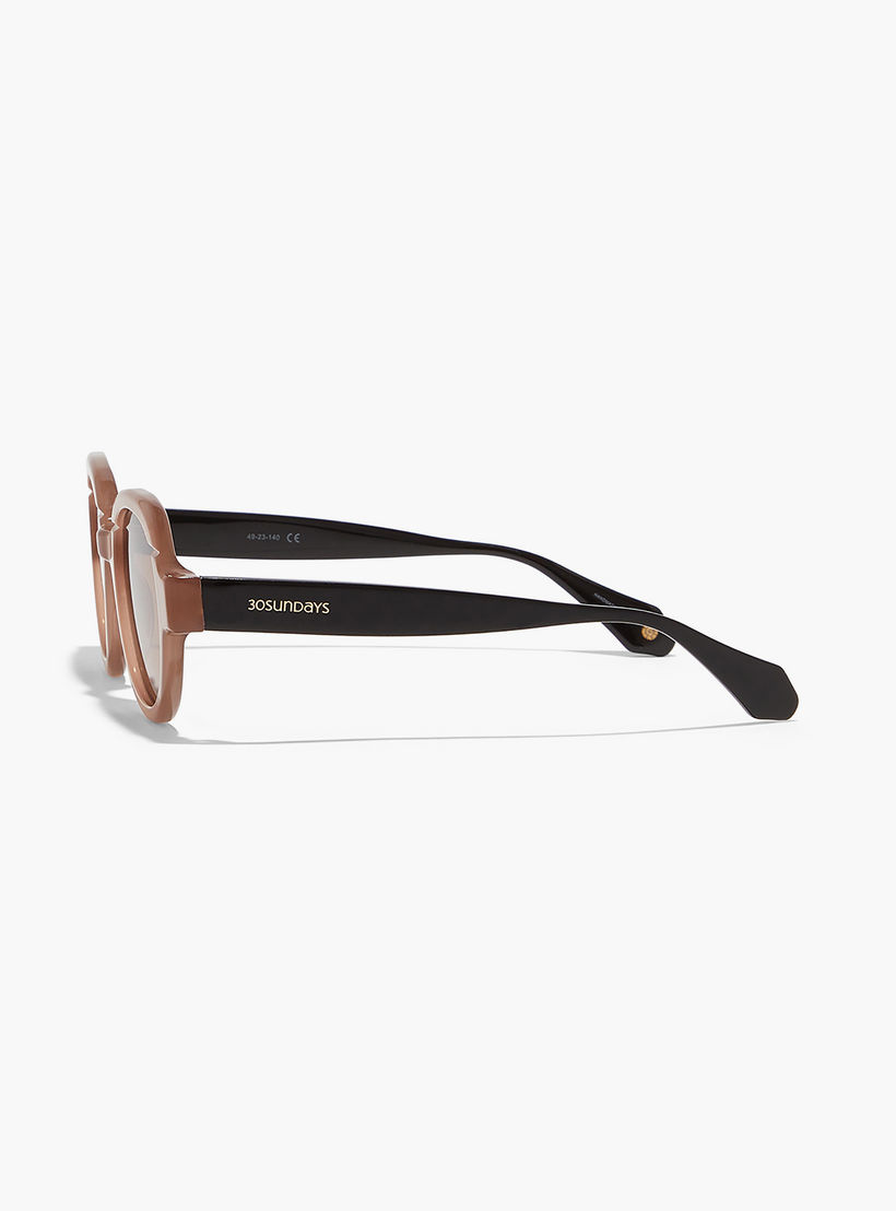 30Sundays LAUREL Brown Lens 49 mm Round Sunglasses -women-sunglasses-image-3