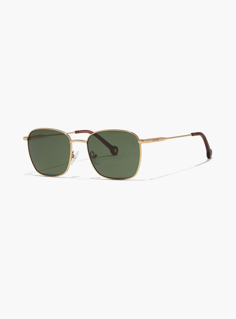 30Sundays Men Green Lens 54 mm Square Sunglasses | 30S-000278-2906-men-sunglasses-image-1