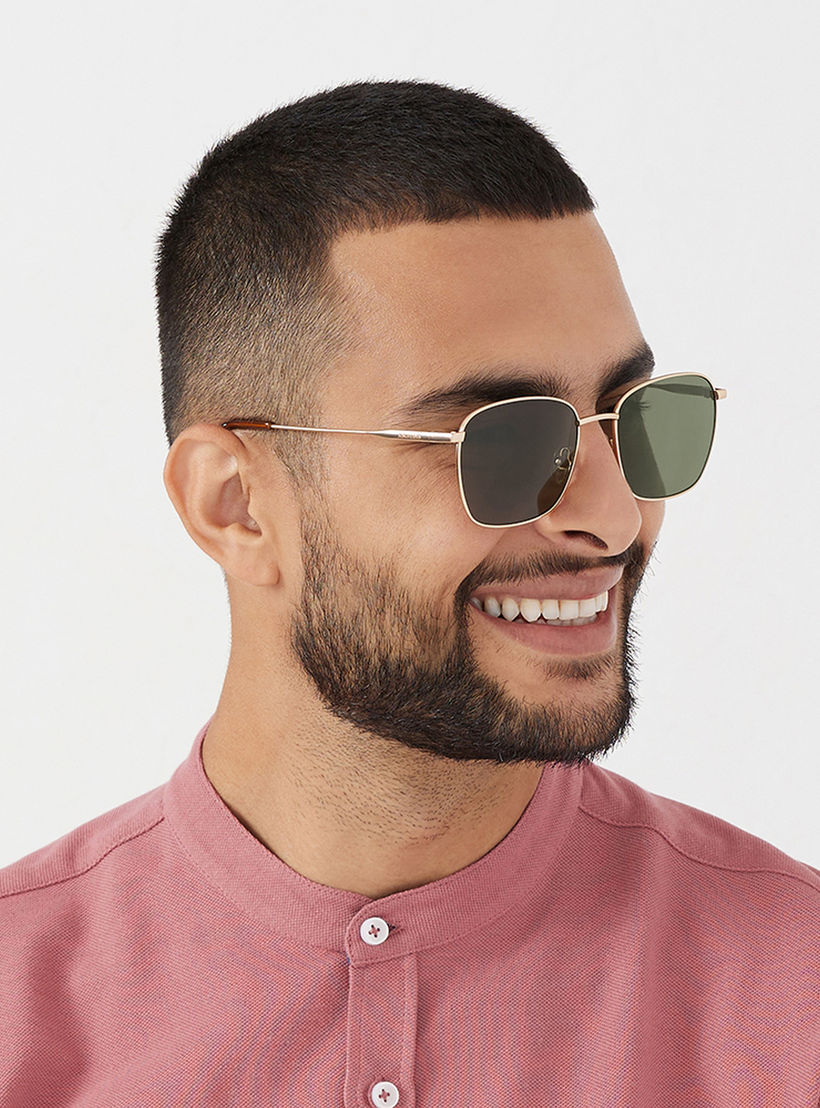 30Sundays Men Green Lens 54 mm Square Sunglasses | 30S-000278-2906-men-sunglasses-image-6