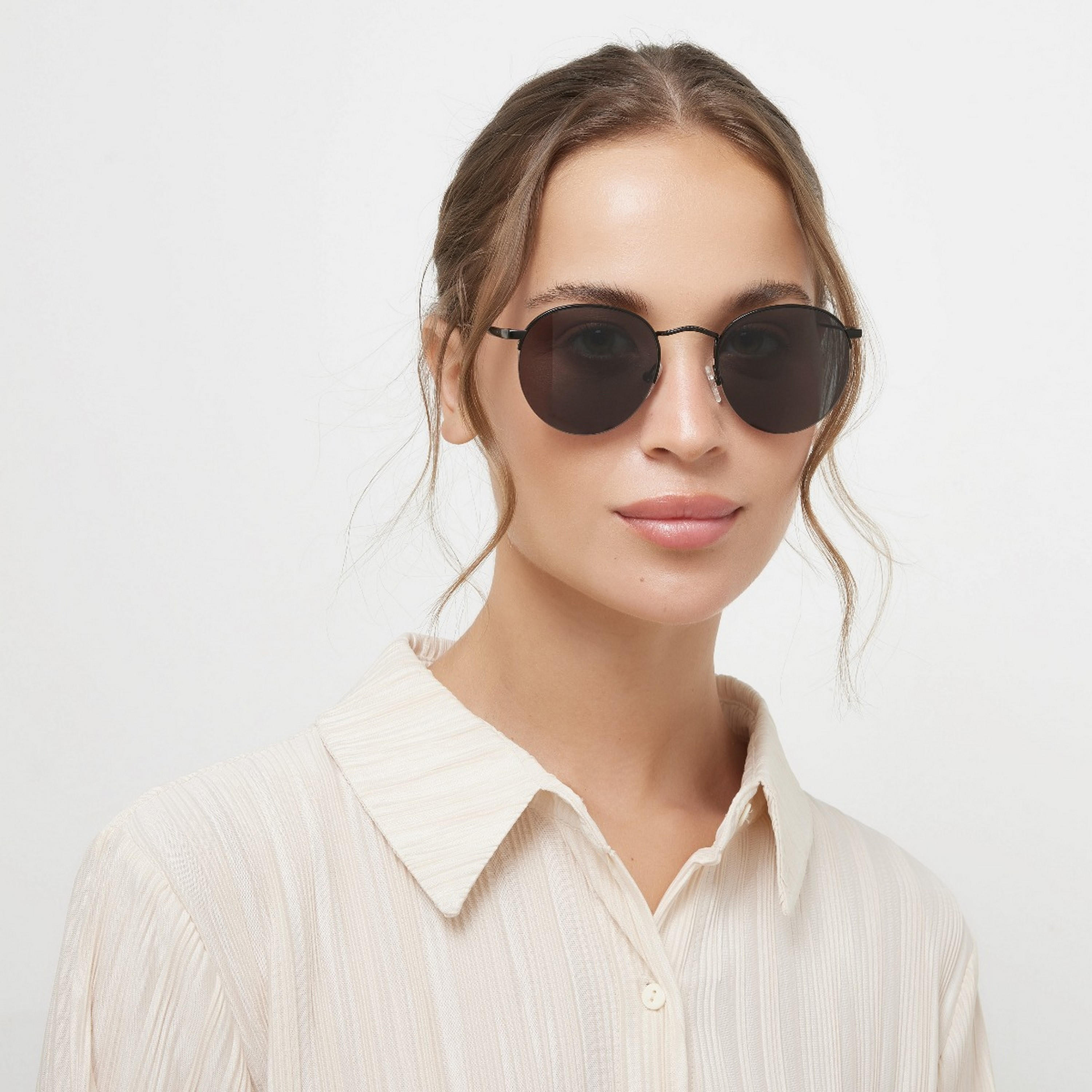 نظارة شمسية بعدسات سوداء ذات مستديرة من 30 ساندايز ريترو مع 51 مم -men-sunglasses-image-5