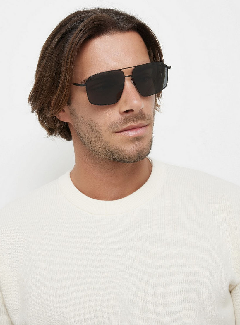نظارة شمسية بعدسات سوداء ذات هندسية من 30 ساندايز أنسينت مع 60 مم -men-sunglasses-image-4