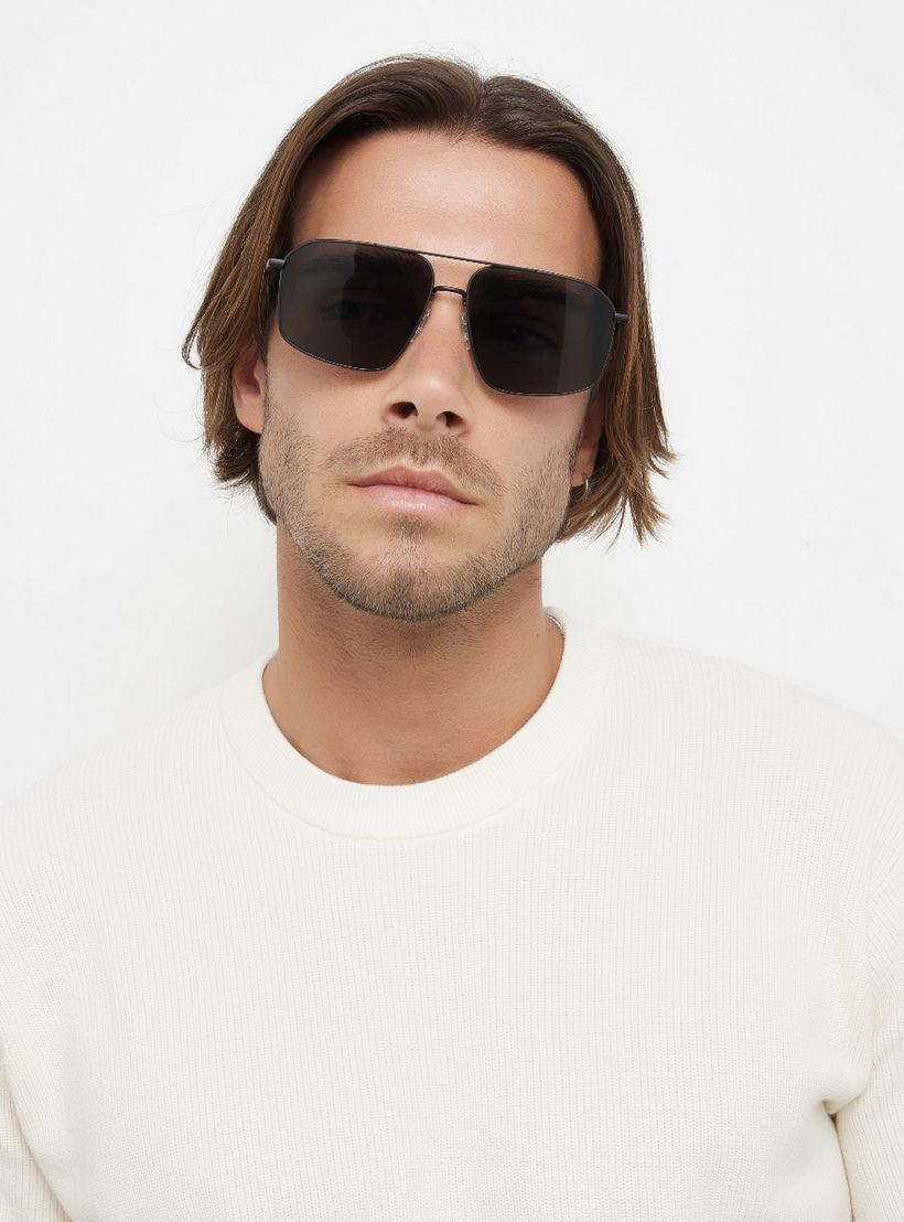 نظارة شمسية بعدسات سوداء ذات هندسية من 30 ساندايز أنسينت مع 60 مم -men-sunglasses-image-5