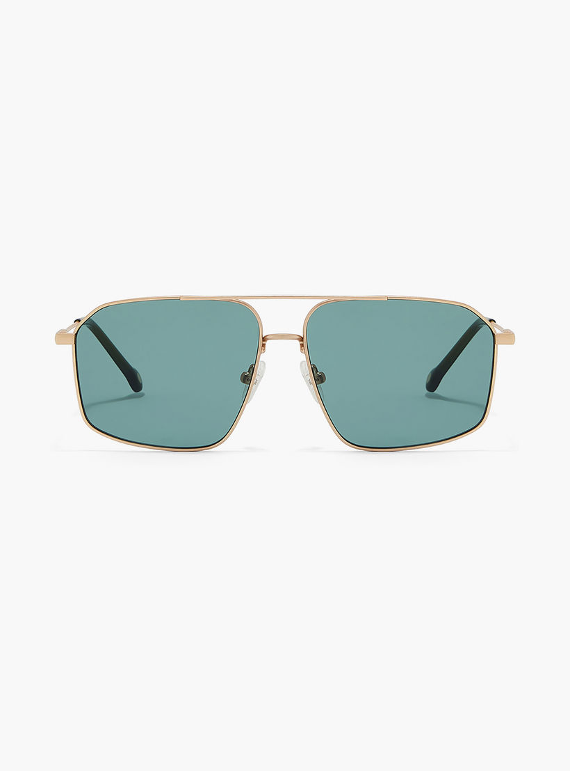 30Sundays Men Green Lens 60 mm Geometric Sunglasses | 30S-000284-2906-men-sunglasses-image-3