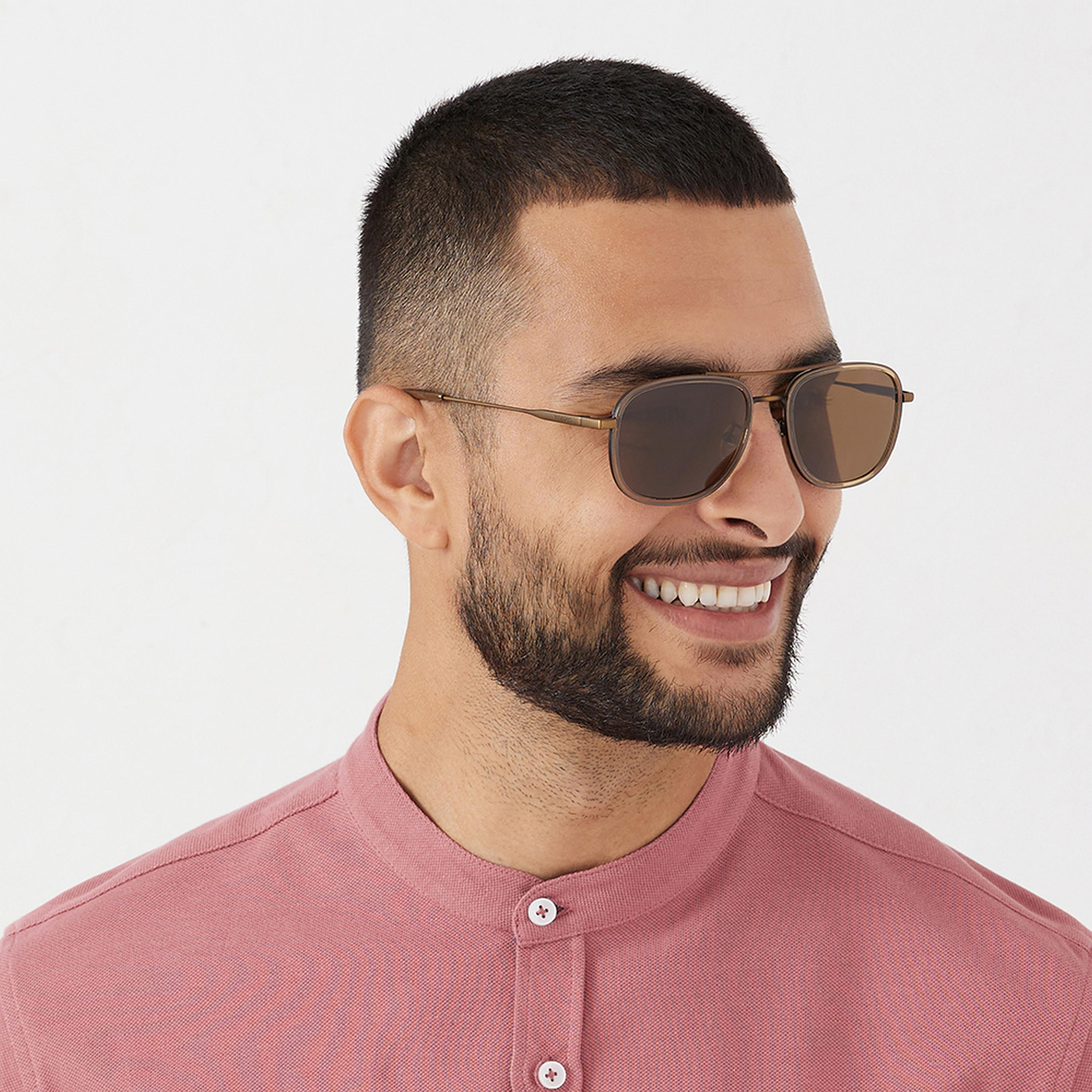 نظارة شمسية بعدسات بنية ذات نافيجيتور من 30 ساندايز نوستالجيا مع 53 مم -men-sunglasses-image-5