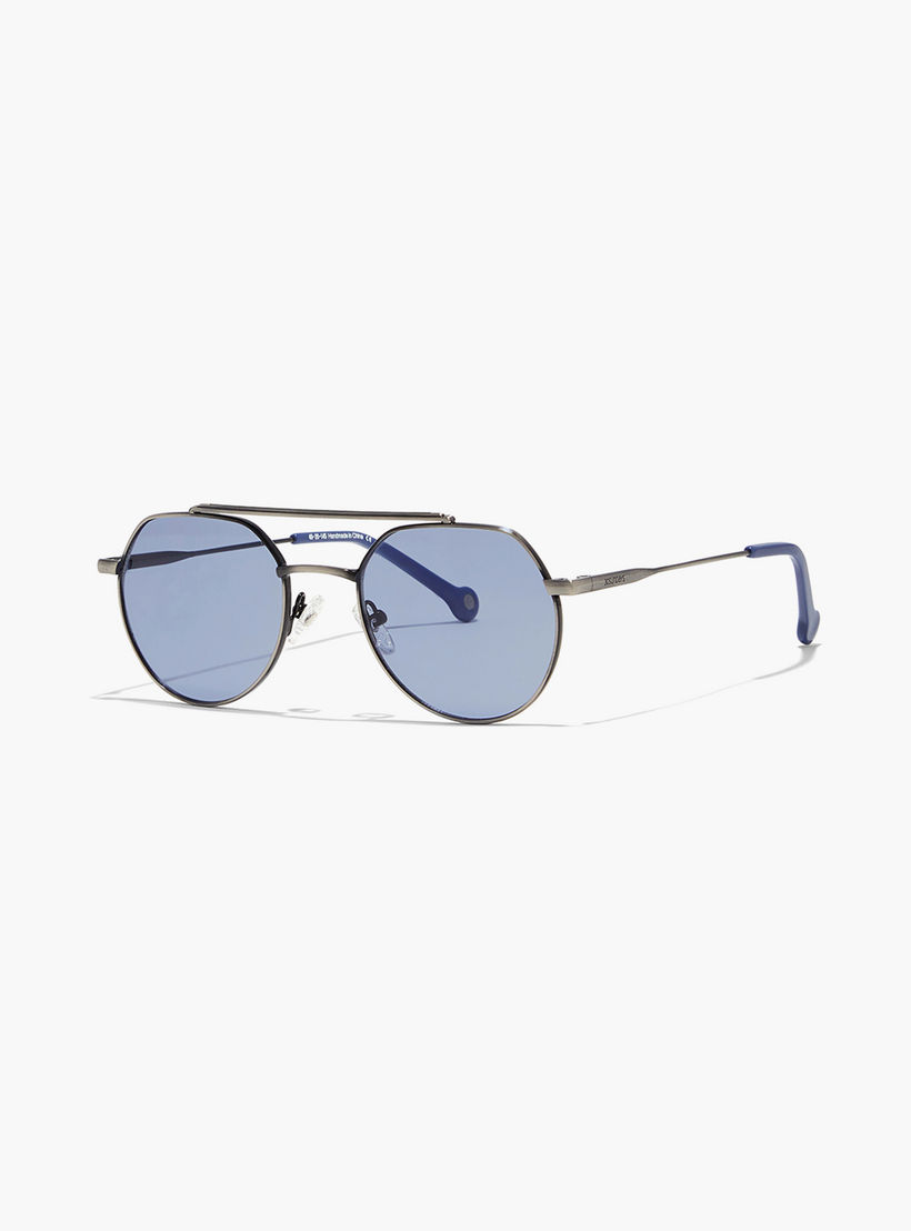 30Sundays Women Blue Lens 49 mm Aviator Sunglasses | 30S-000288-1202-women-sunglasses-image-1