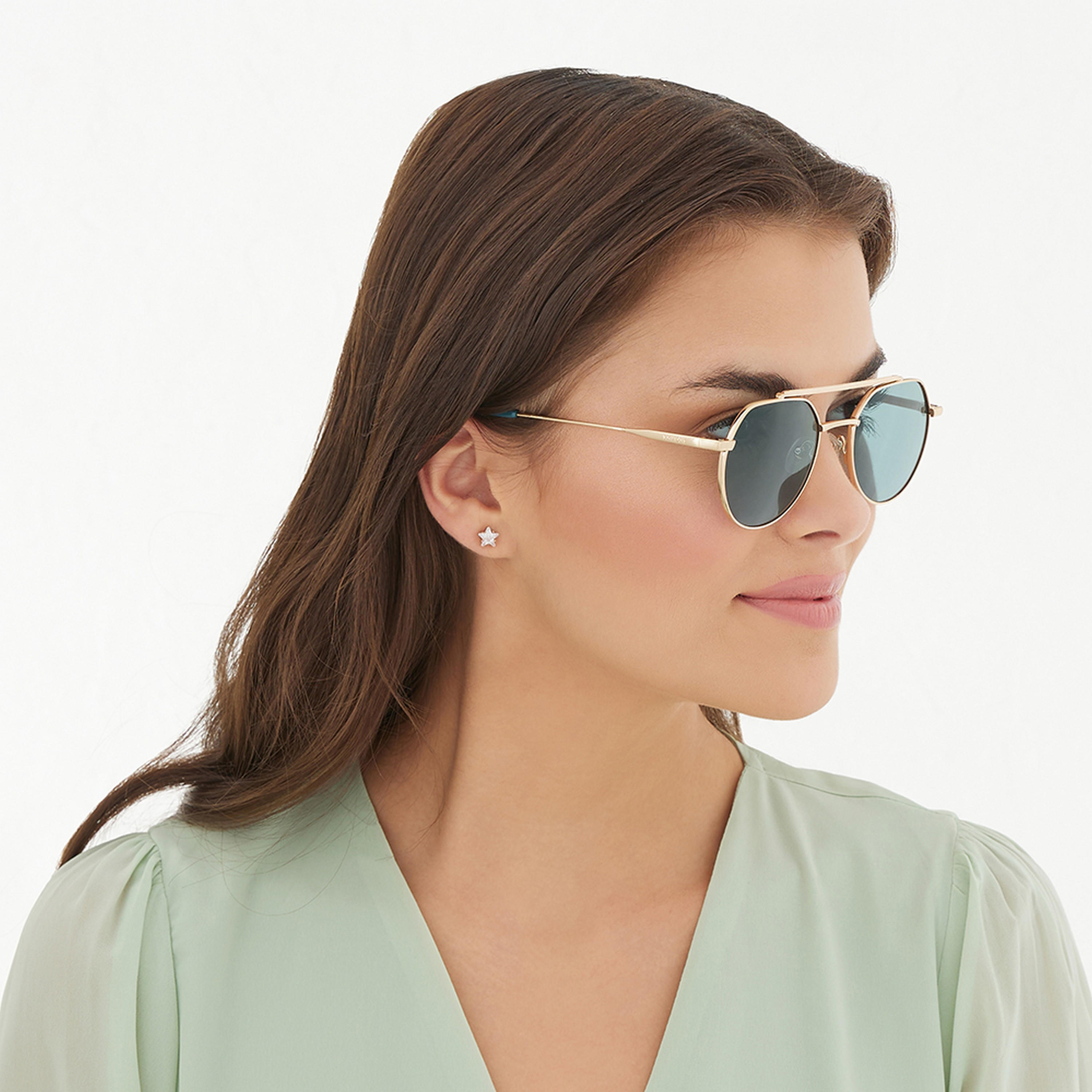 30Sundays IRIS  Green Lens 49 mm Aviator Sunglasses -women-sunglasses-image-6