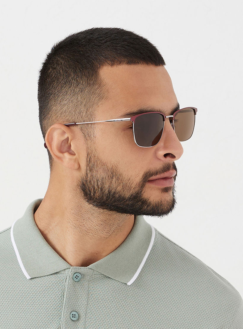 نظارة شمسية بعدسات بنية ذات مستطيلة من 30 ساندايز ريليك مع 57 مم -men-sunglasses-image-6