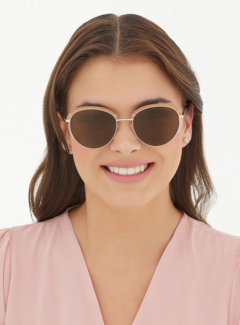 30Sundays Women Brown Lens 54 mm Round Sunglasses | 30S-000290-2404-women-sunglasses-image-5