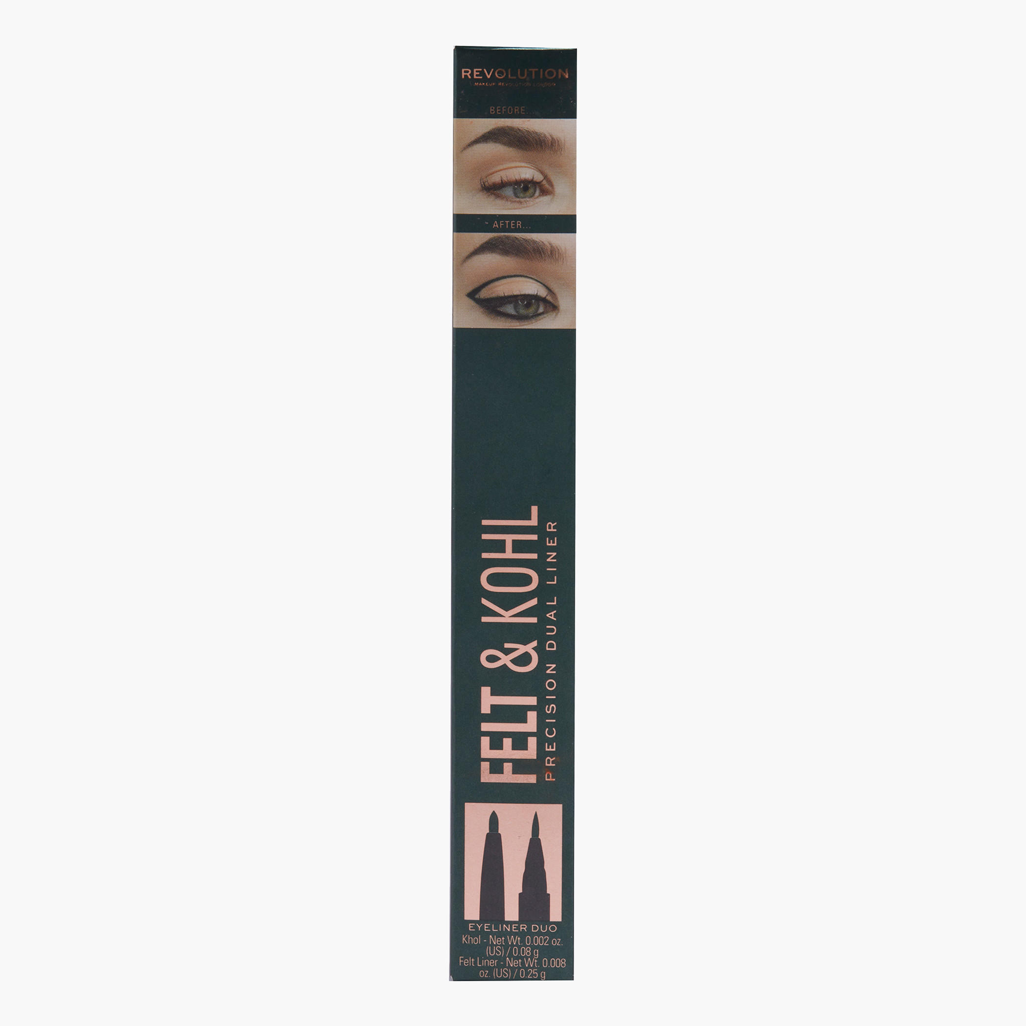 محدد عيون مزدوج بريسيشن فيلت آند كحل من ميك أب ريفوليوشن-beautyandpersonalcare-makeup-eyes-eyeliners-image-1