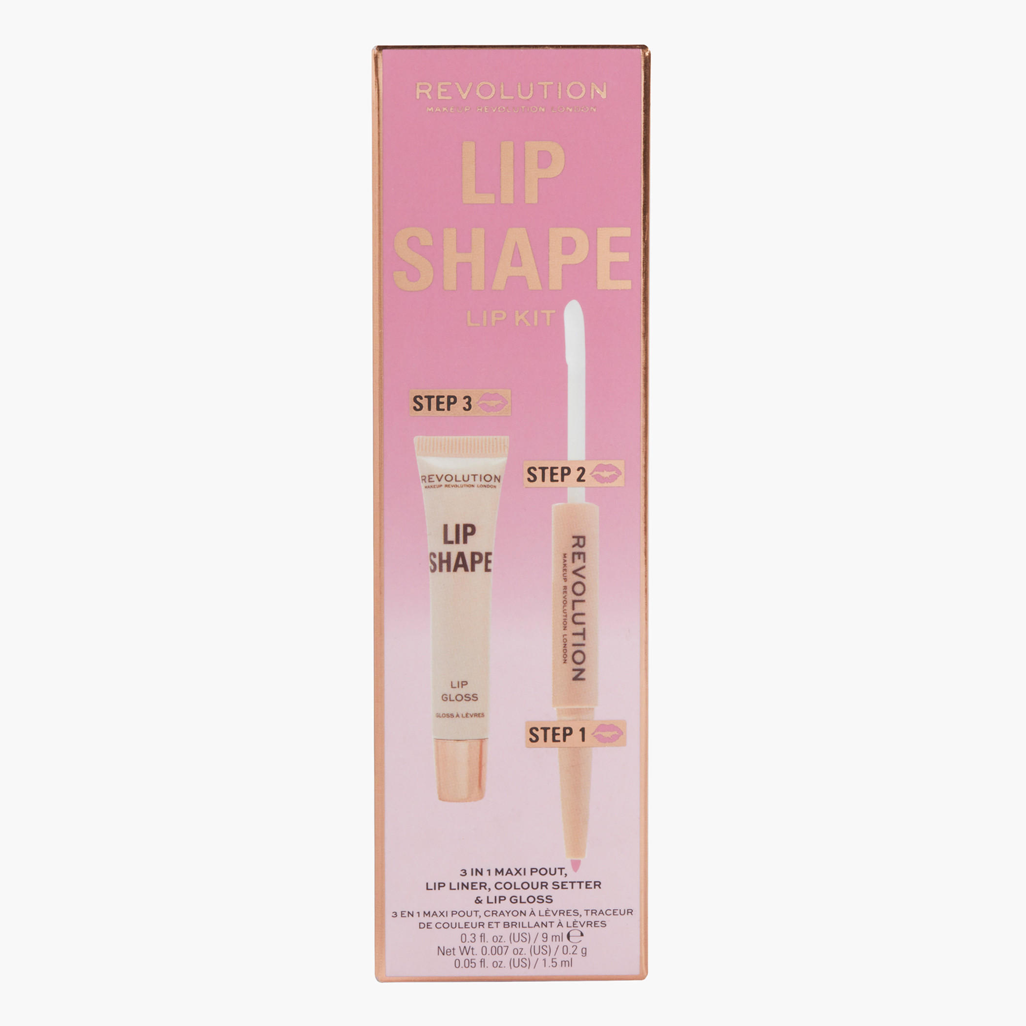 Makeup Revolution 3-in-1 Maxi Pout Lip Shape Kit-beautyandpersonalcare-makeup-lips-lipglossesandbalms-image-1