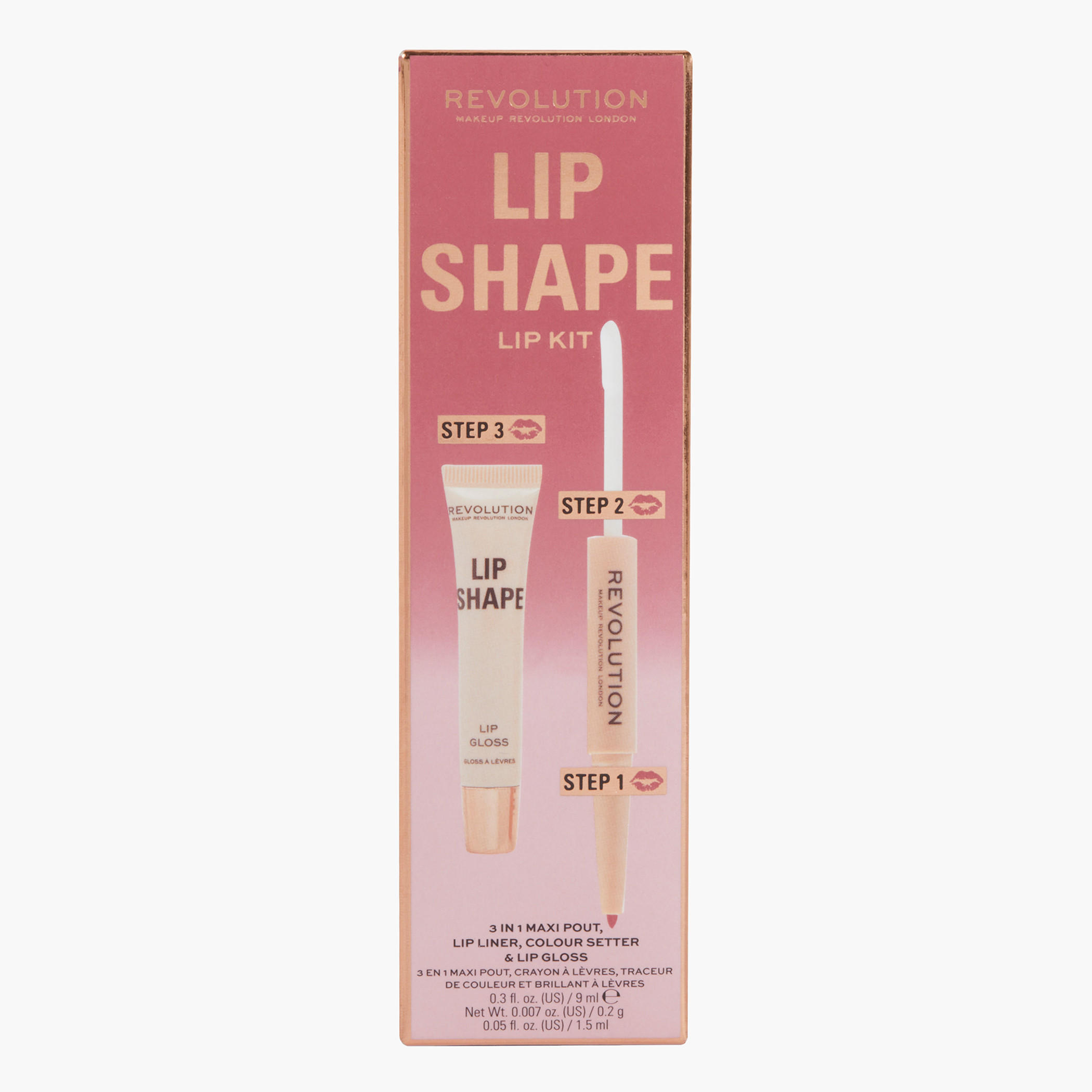 Makeup Revolution 3-in-1 Maxi Pout Lip Shape Kit-beautyandpersonalcare-makeup-lips-lipglossesandbalms-image-1