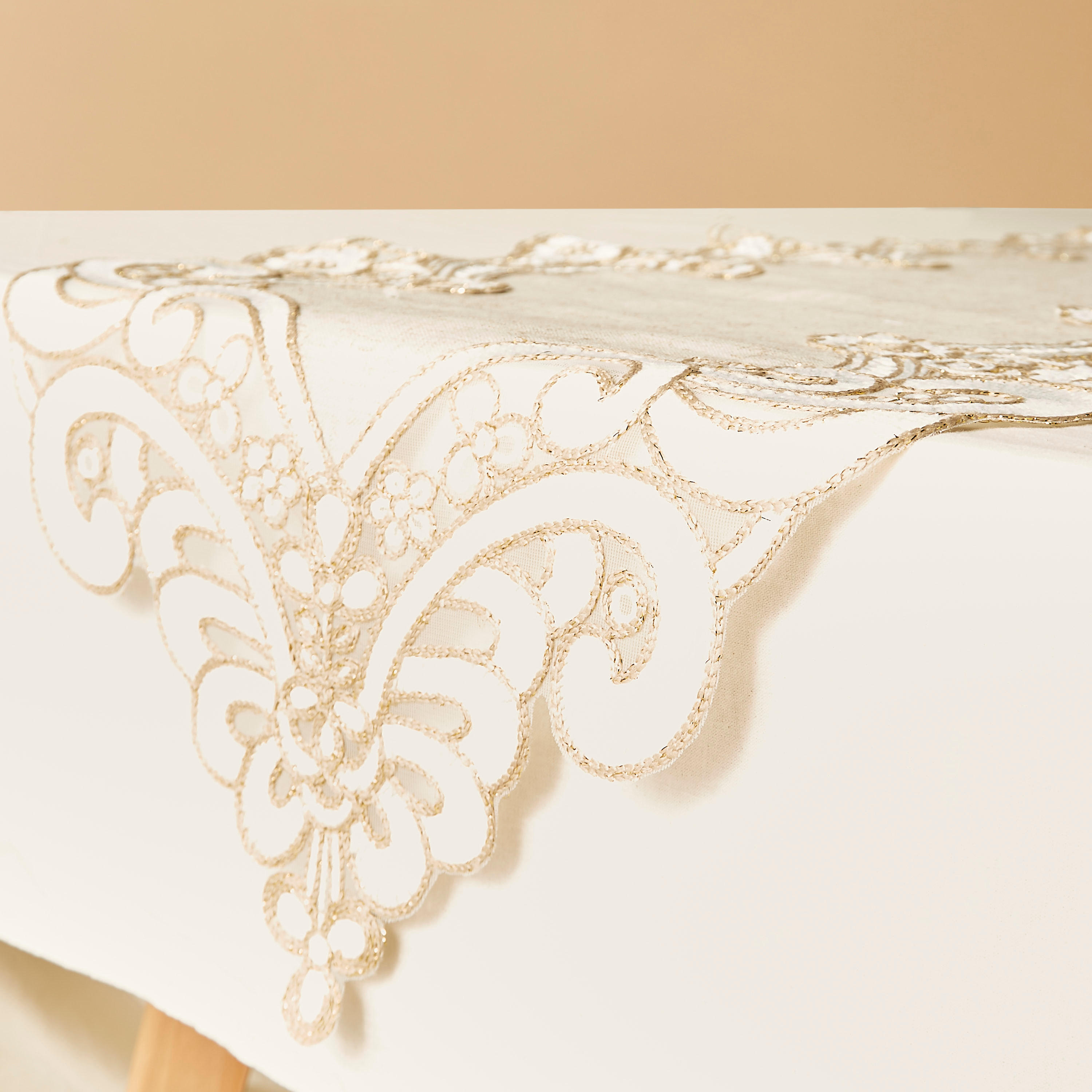 Embroidered Table Runner - 180x35 cms-household-dining-tablelinen-runnersandtablecovers-image-3