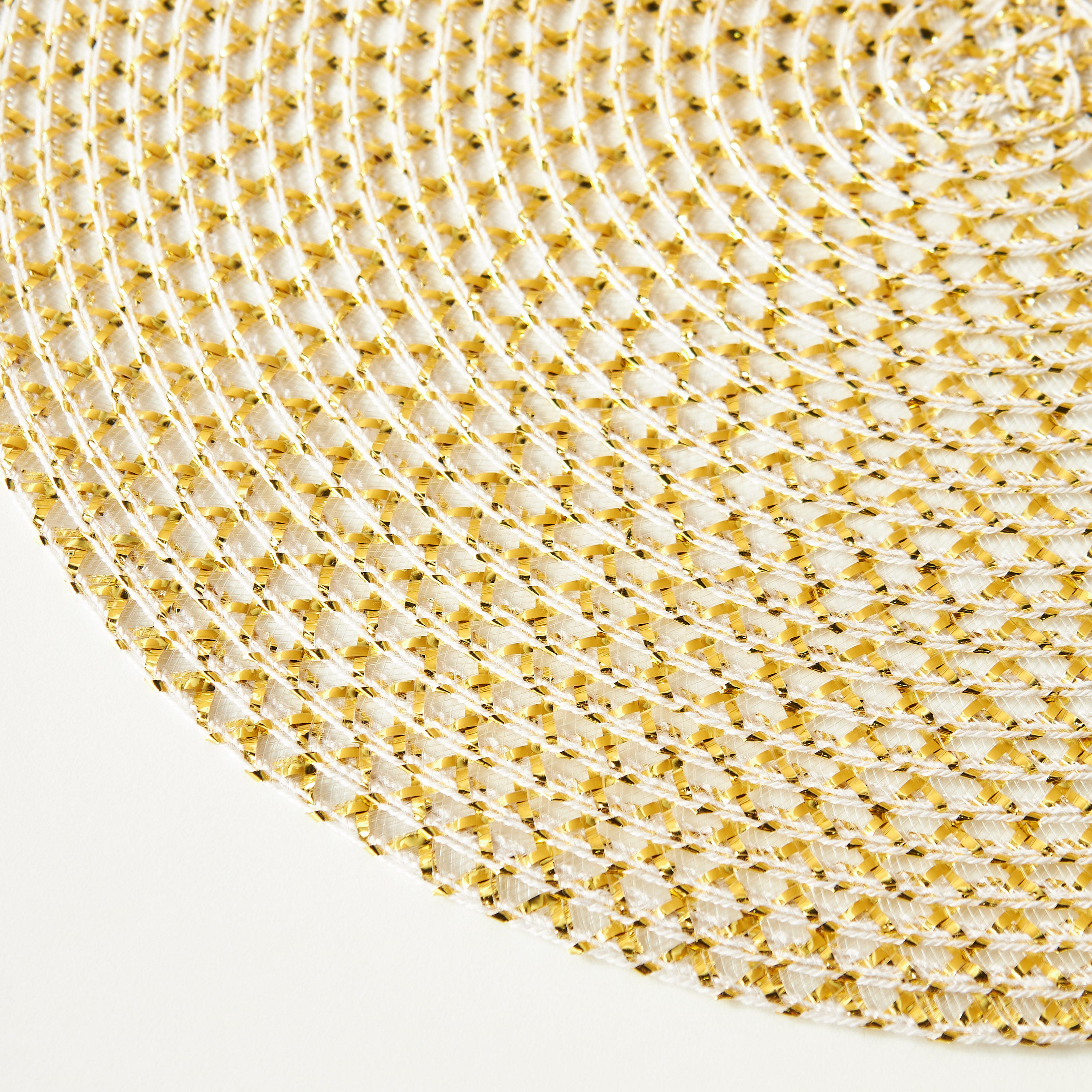 Textured Round Placemat - 38 cms-household-dining-tablelinen-placemats-image-3