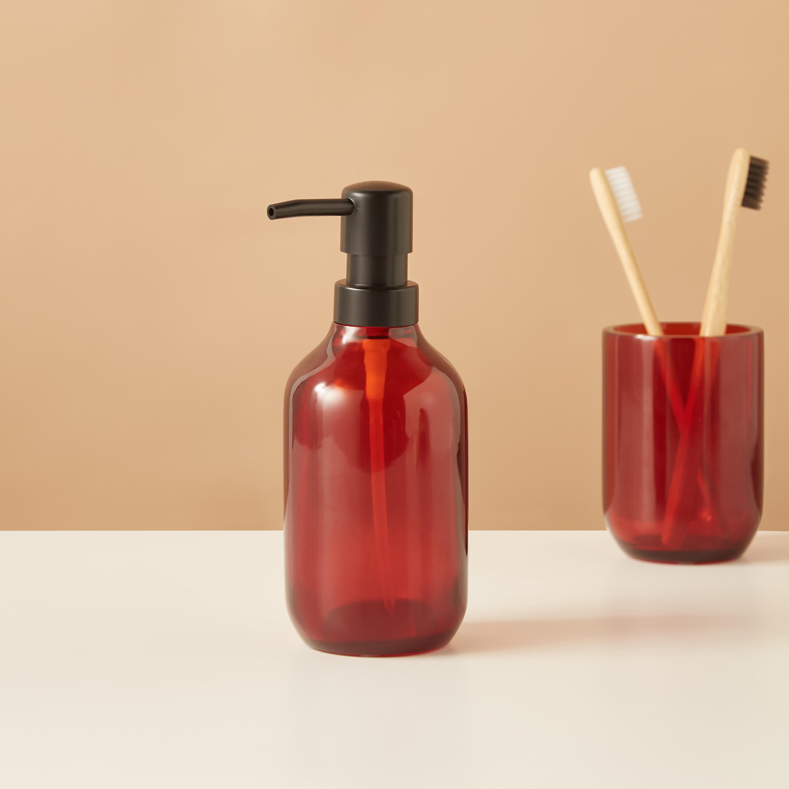 Gia Como Glass Lotion Dispenser-household-bathandlaundry-bathaccessories-soapdishesanddispensers-image-1