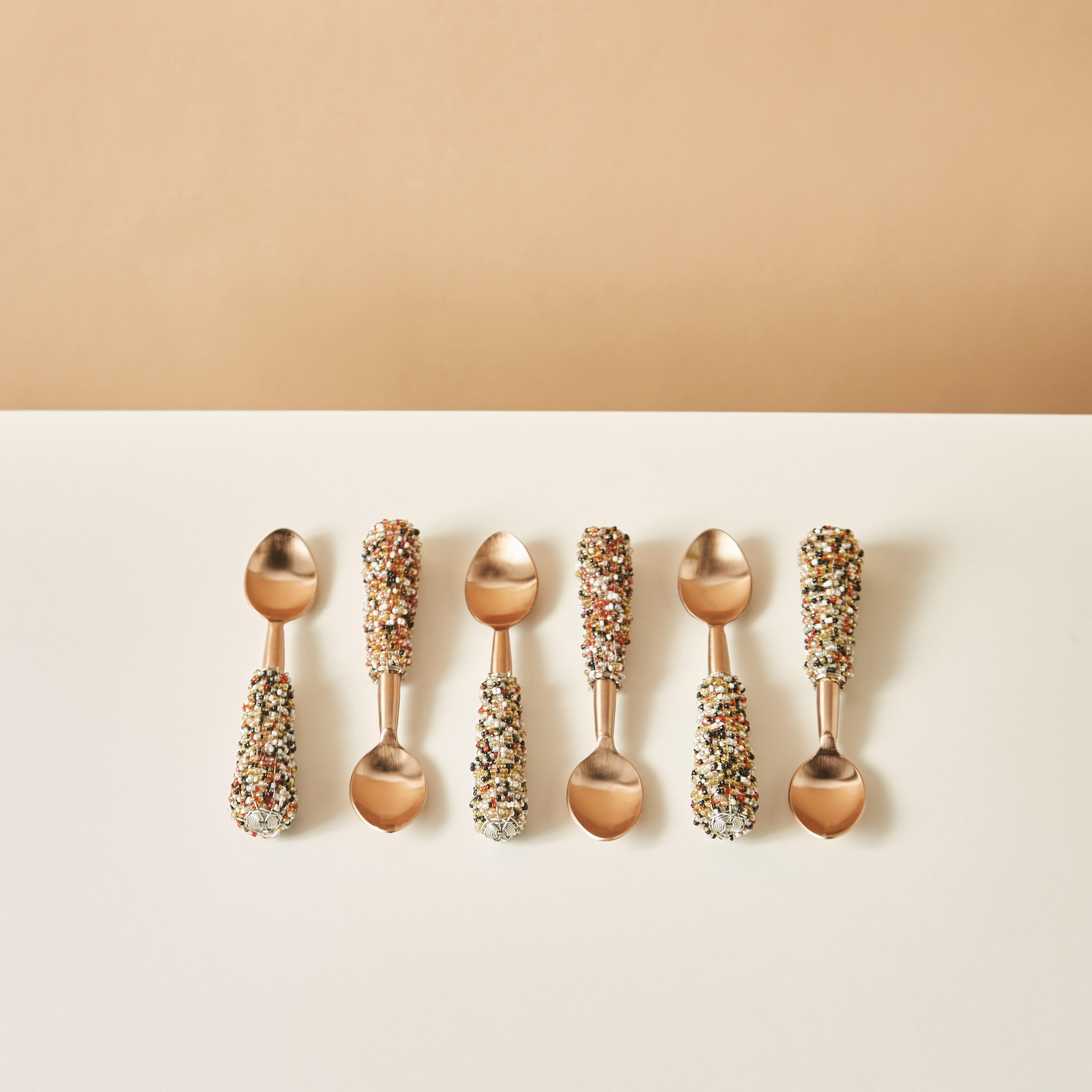 Embellished Stainless Steel Spoon - Set of 6-household-dining-cutlery-cutlerysets-image-2