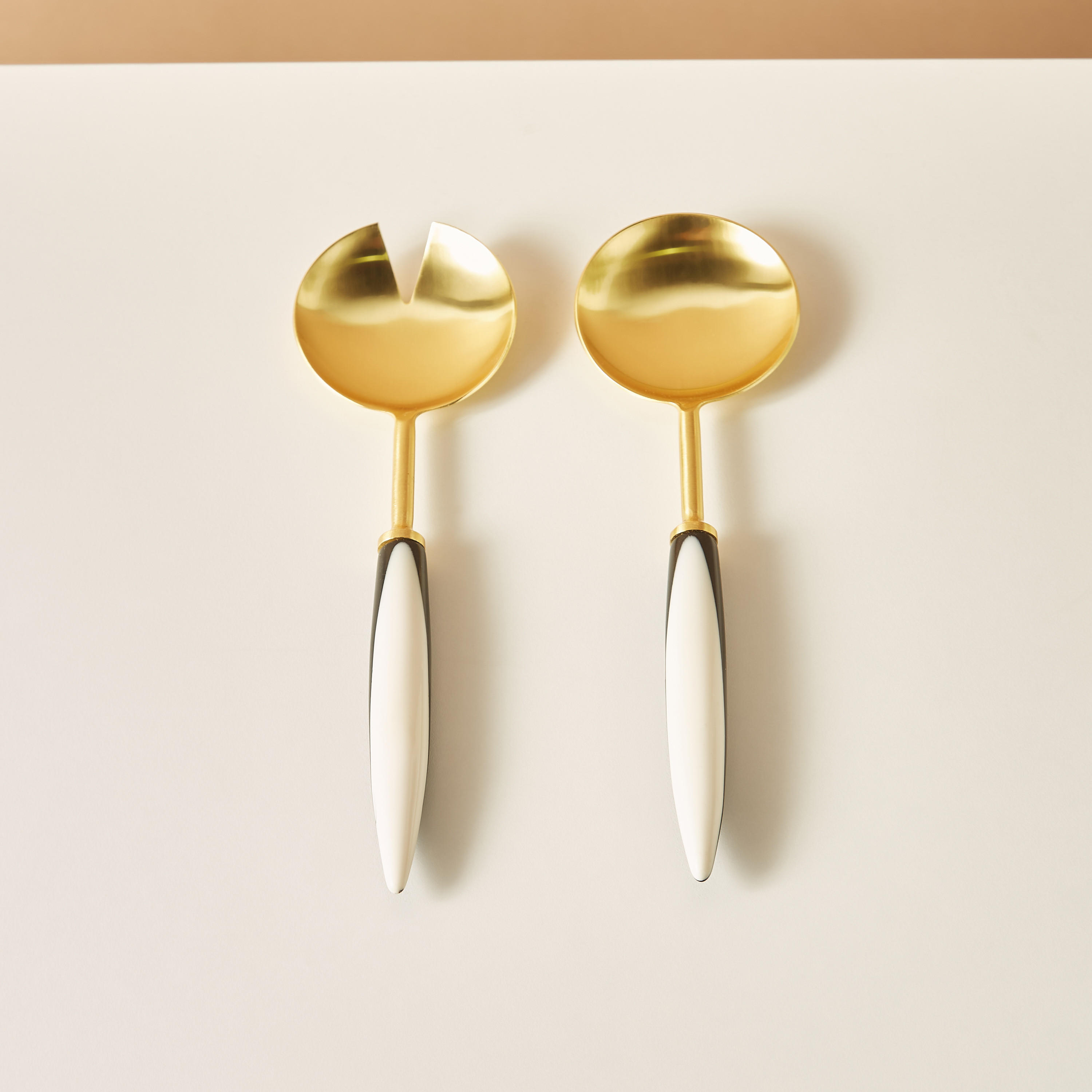 Metallic 2-Piece Stainless Steel Salad Server Set-household-dining-cutlery-cutlerysets-image-2