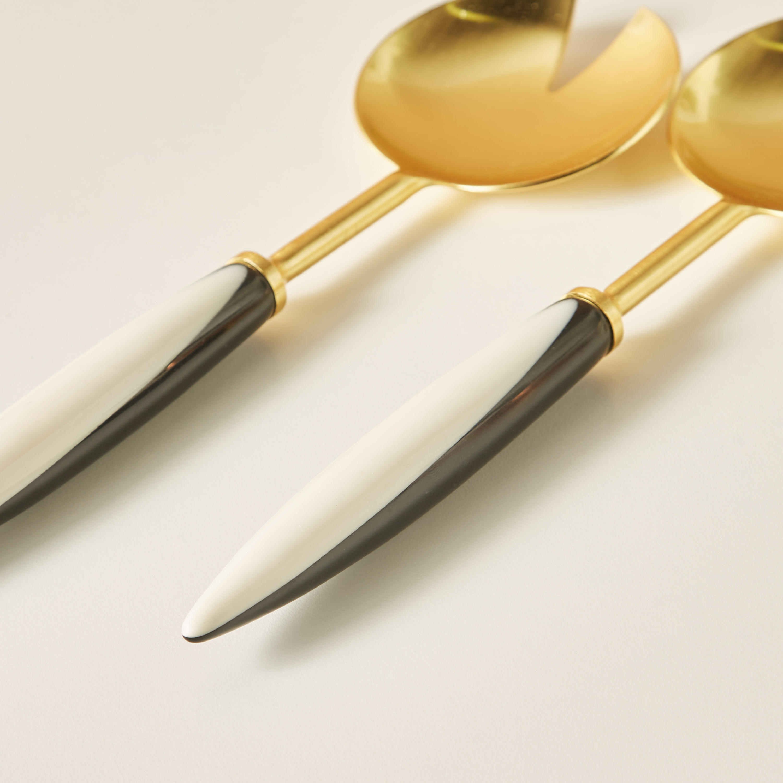 Metallic 2-Piece Stainless Steel Salad Server Set-household-dining-cutlery-cutlerysets-image-4