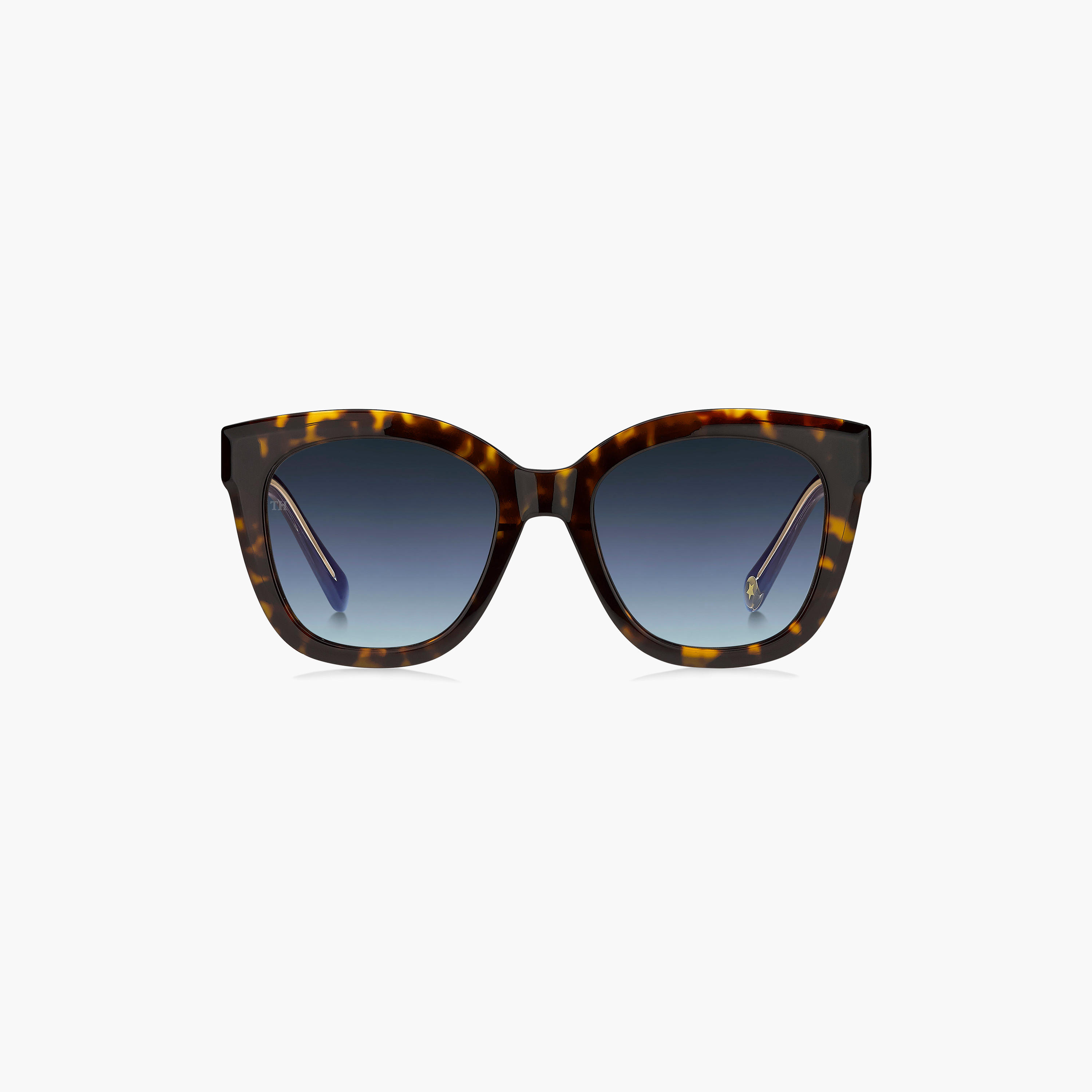 Tommy Hilfiger Women's UV Protected Grey Azure Lens 52 mm Square Sunglasses | 204675-women-sunglasses-image-3