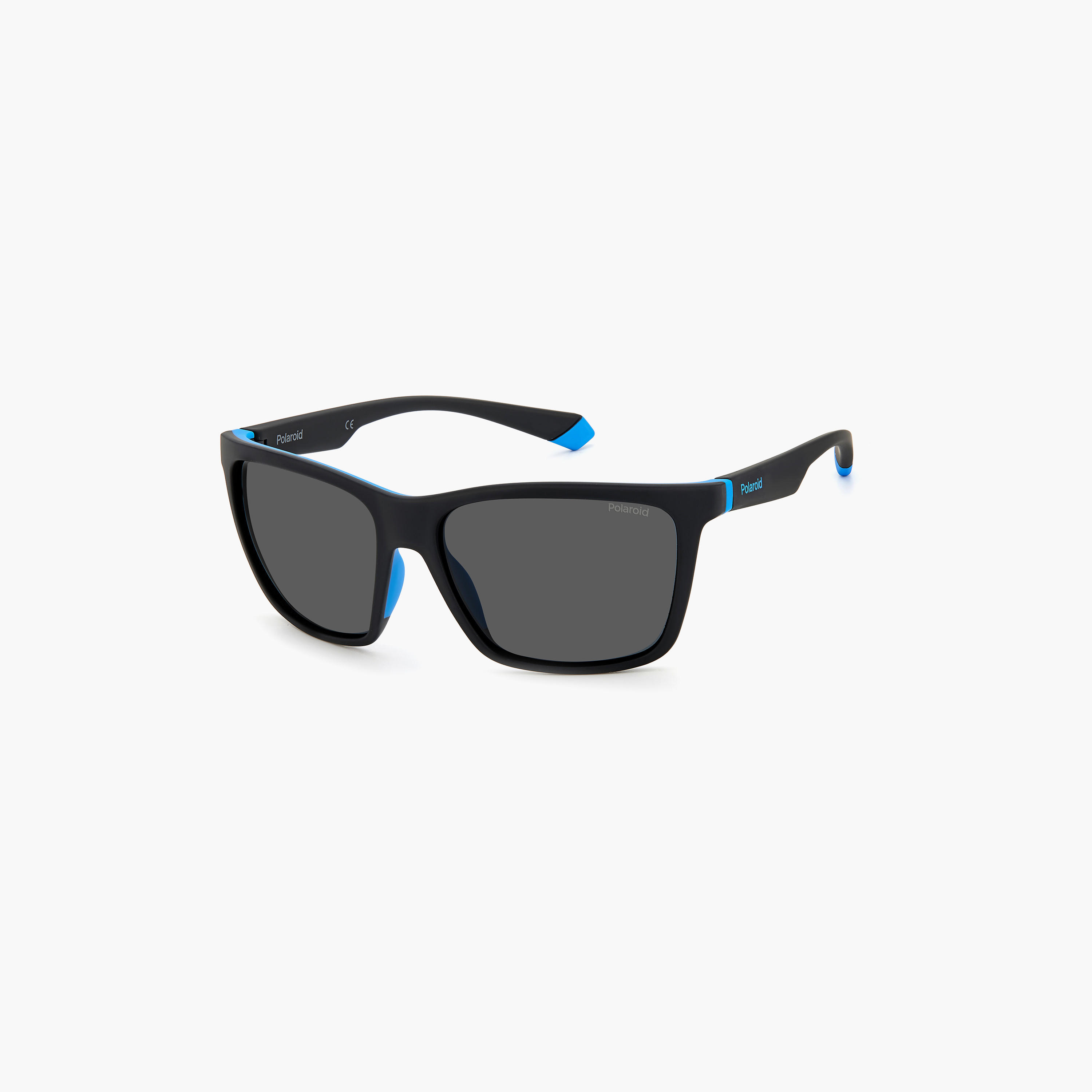 Polaroid Men Polarized and UV Protected Grey Lens 58 mm Rectangle Sunglasses | PLD 2126/S-men-sunglasses-image-1