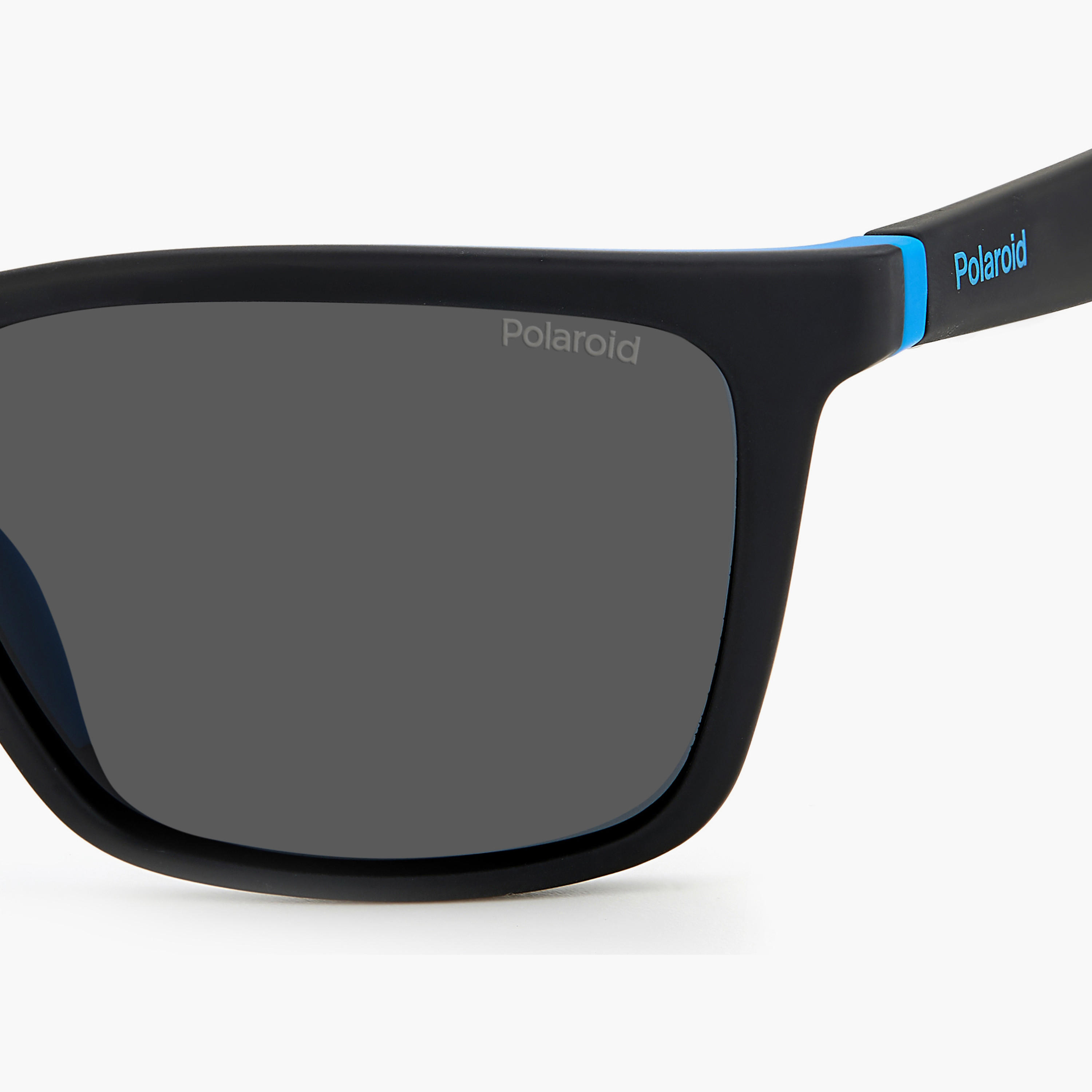 Polaroid Men Polarized and UV Protected Grey Lens 58 mm Rectangle Sunglasses | PLD 2126/S-men-sunglasses-image-5