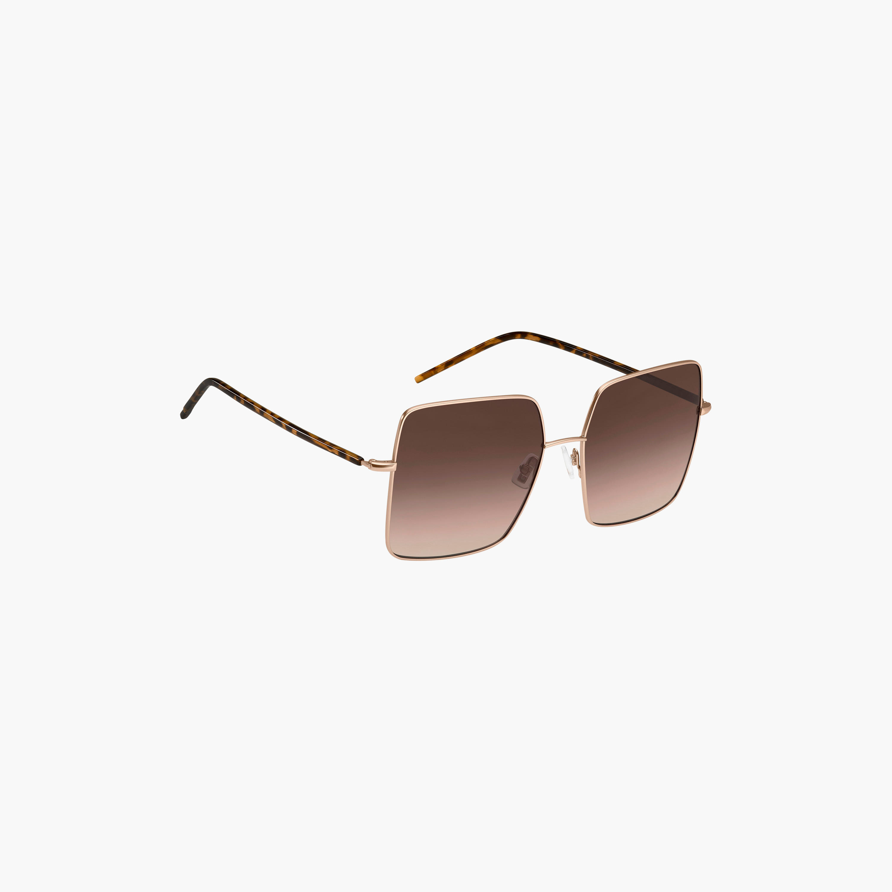 Hugo Boss Women's UV Protected Brown Shaded Lens 58 mm Square Sunglasses | 204878-women-sunglasses-image-2