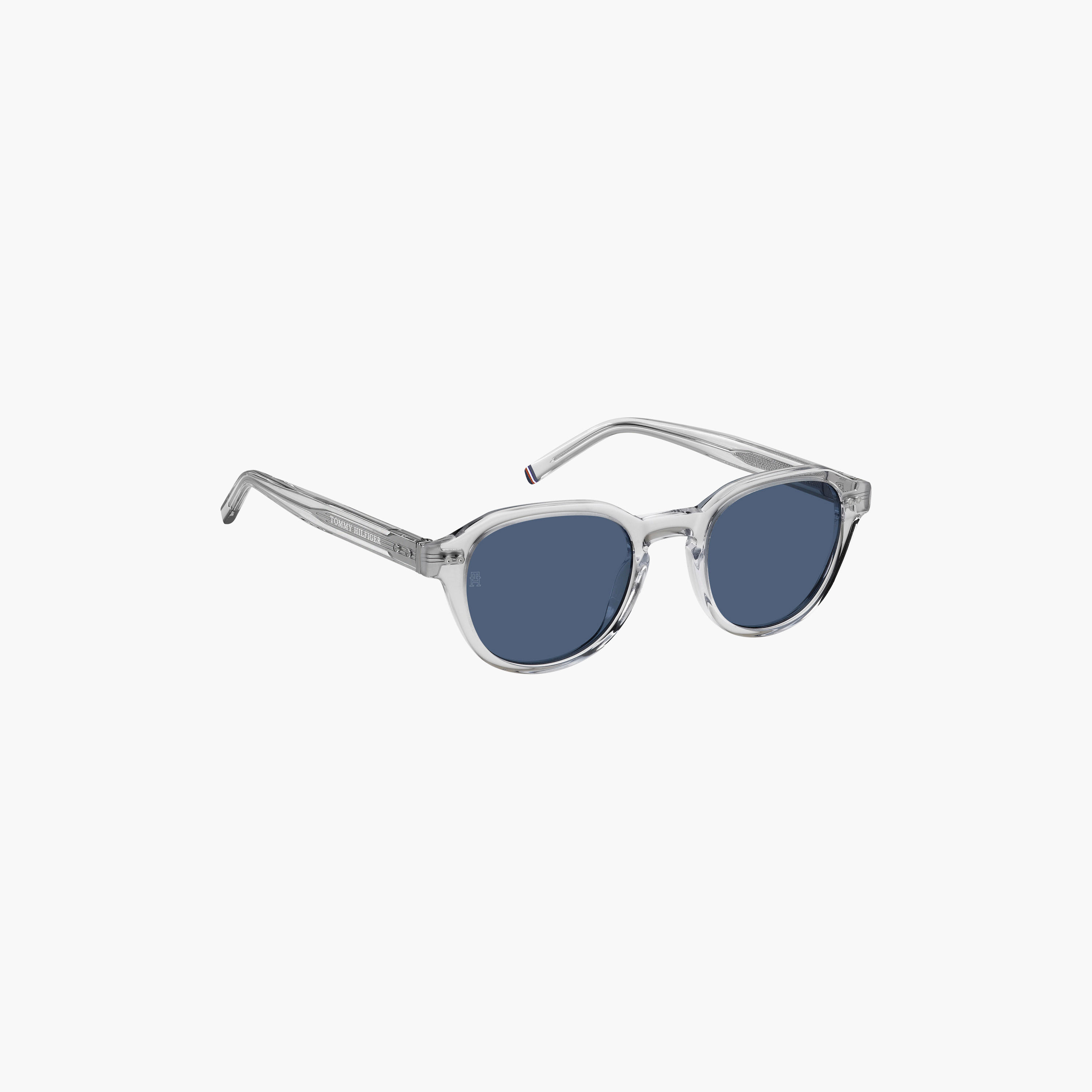 Tommy Hilfiger Men UV Protected Blue Lens 49 mm Round Sunglasses | TH 1970/S-men-sunglasses-image-2