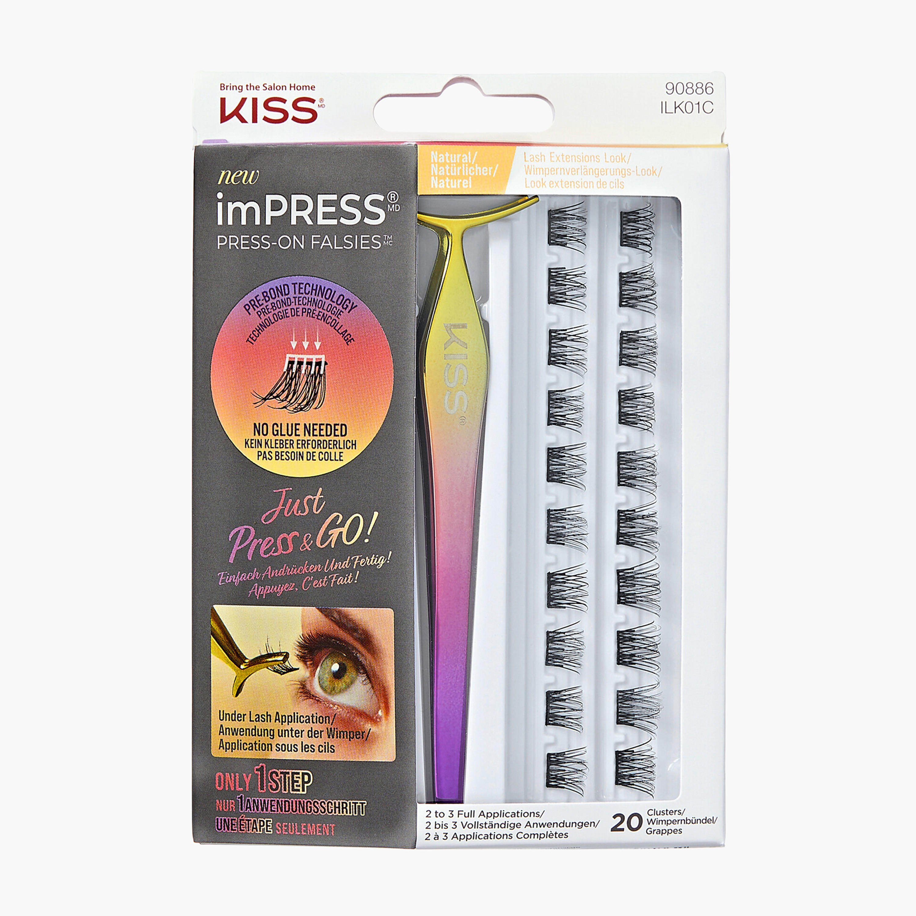 Kiss Cosmetics Impress Press-On Falsies Eyelashes-beautyandpersonalcare-makeup-eyes-falselashes-image-1