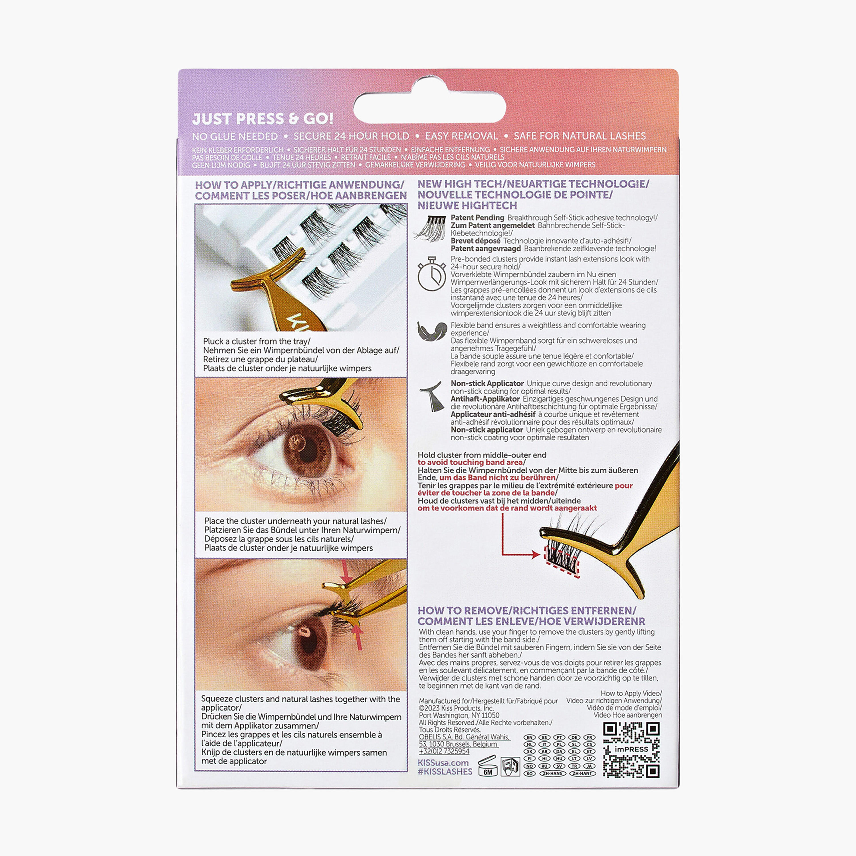 رموش صناعية إمبريس تثبت بالضغط من كيس كوزماتيكس-beautyandpersonalcare-makeup-eyes-falselashes-image-4