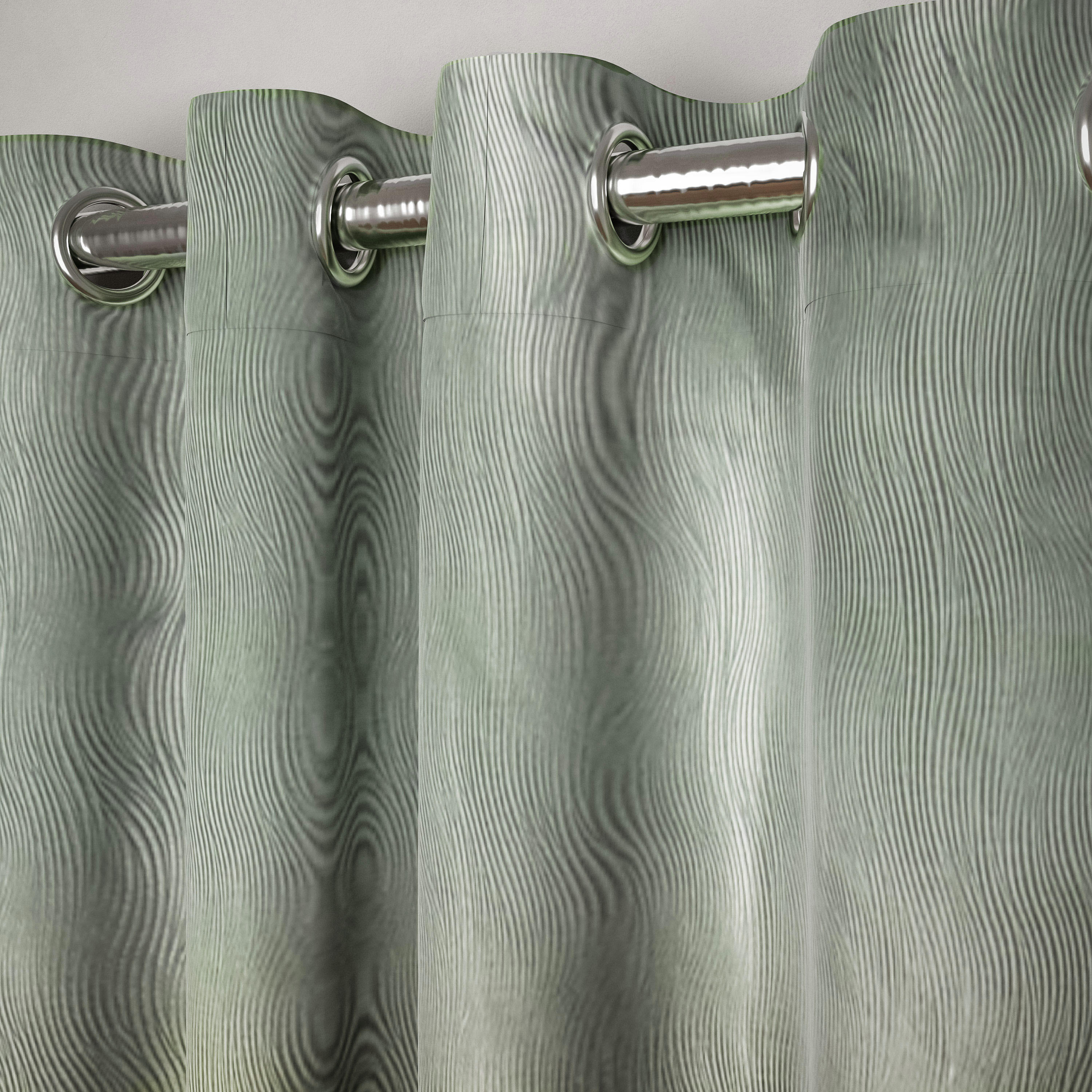 Jacquard Curtain with Eyelet - 135x240 cms-household-windows-curtains-image-3