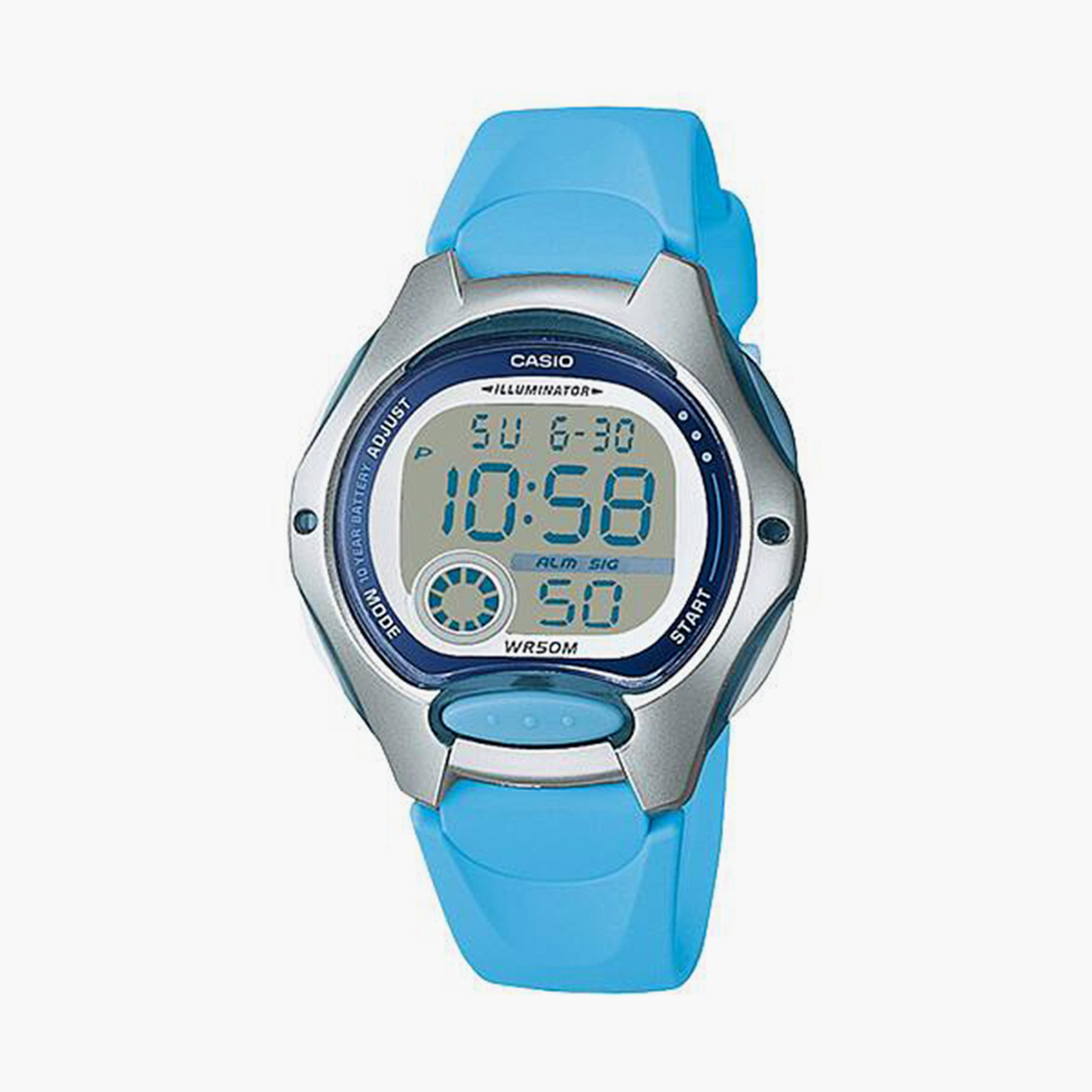 Casio Women Blue Digital Silicone Strap Watch | LW-200-2BVDF | 38 MM-women-watchesandjewellery-watches-image-1