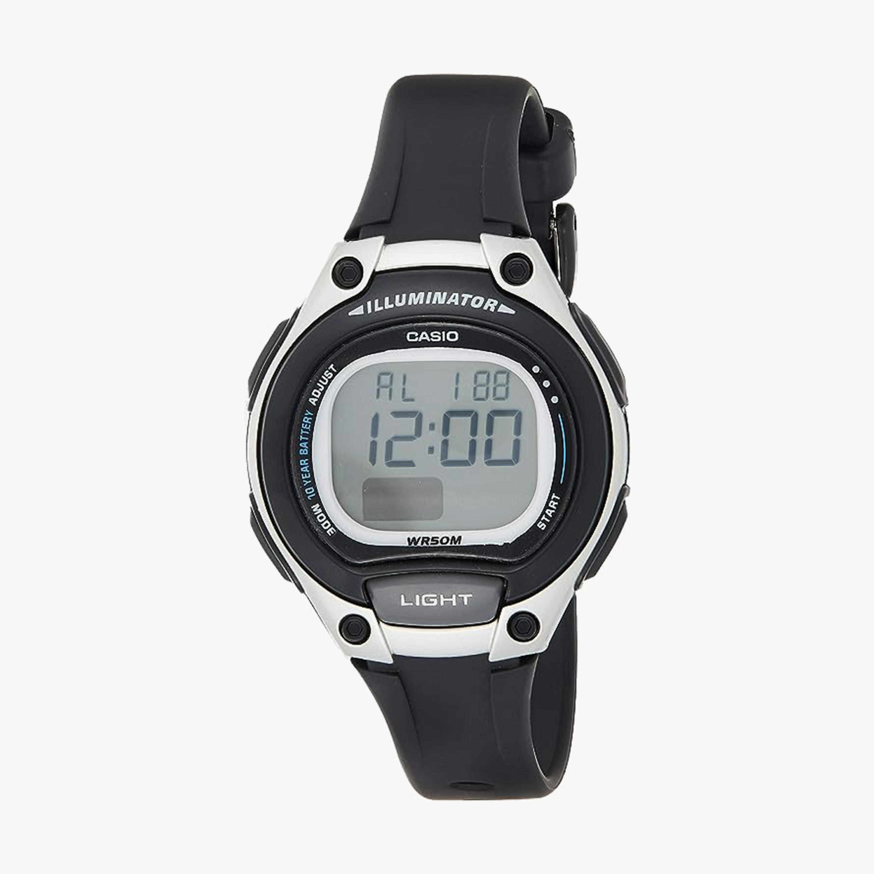 Casio Black Digital Silicone Strap Watch | LW-203-1AVDF | 39 MM-men-watchesandjewellery-watches-image-1