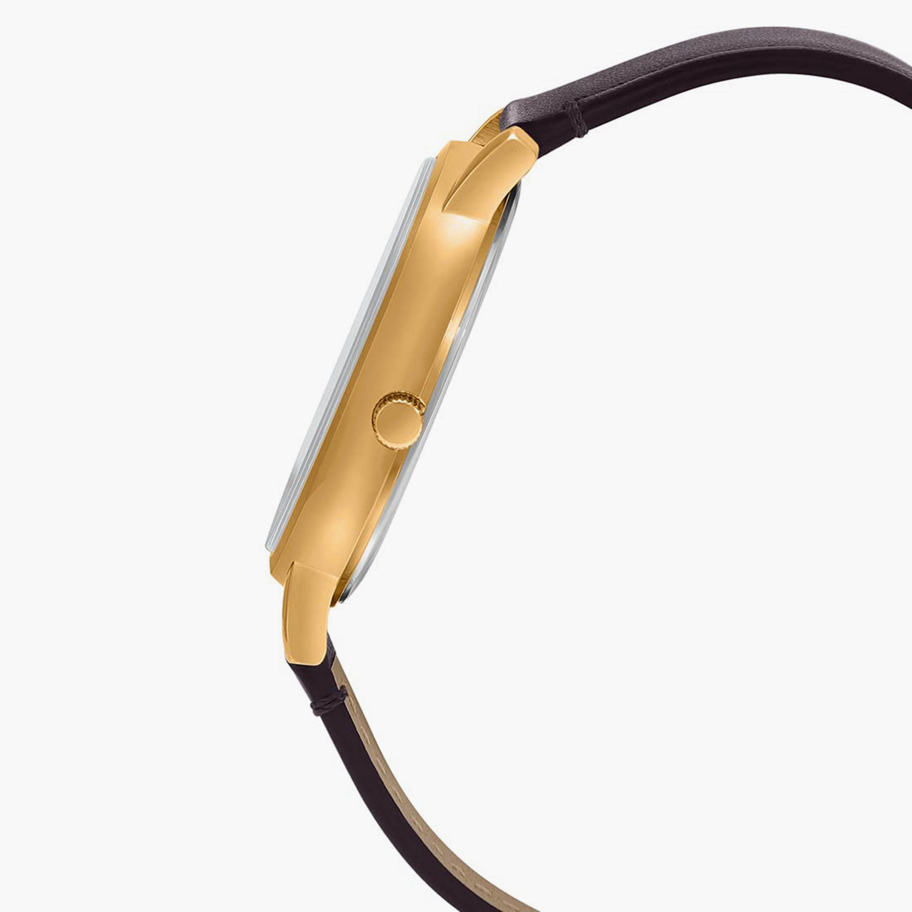 JXL05T15I - ساعة انالوج من اوماكس للنساء بمينا ذهبي مع سوار بني -men-watchesandjewellery-watches-image-2