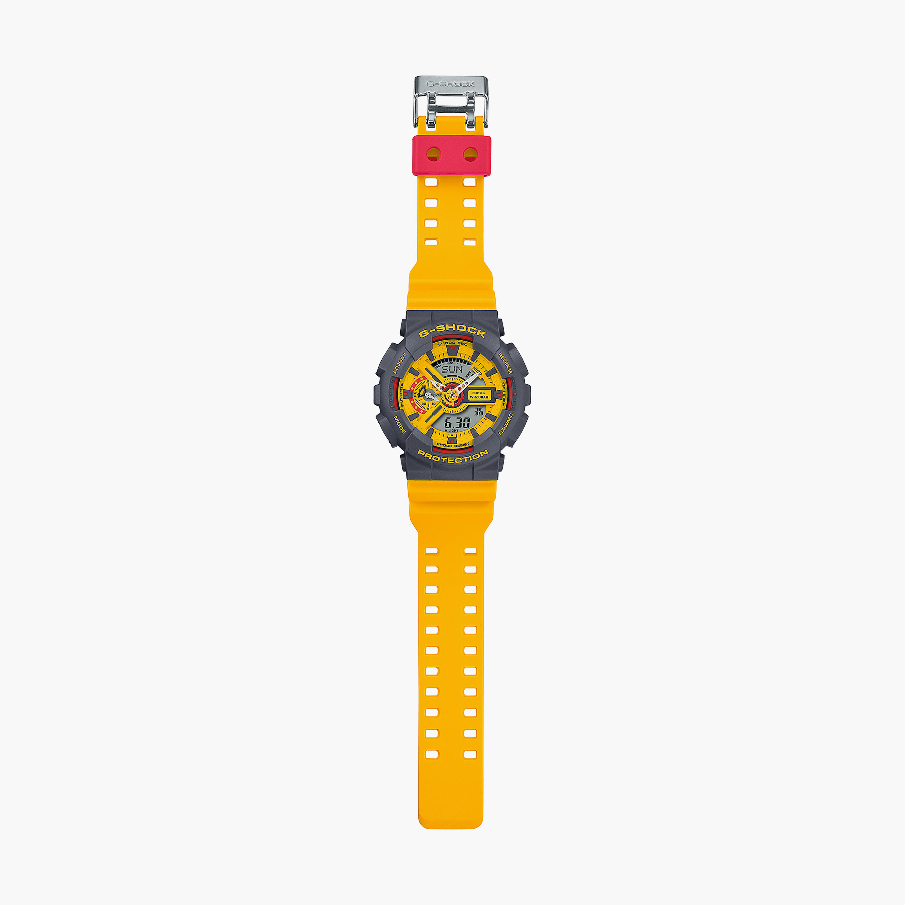 ساعة جي شوك الرقمية بسوار سيليكون أسود للرجال | GX-56RC-1DR-men-watchesandjewellery-watches-image-2