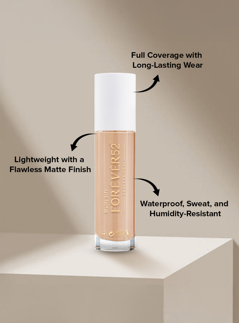 Daily life FOREVER52 Professional Luxe Matte Liquid Foundation - 30 ml-beautyandpersonalcare-makeup-face-foundations-image-2